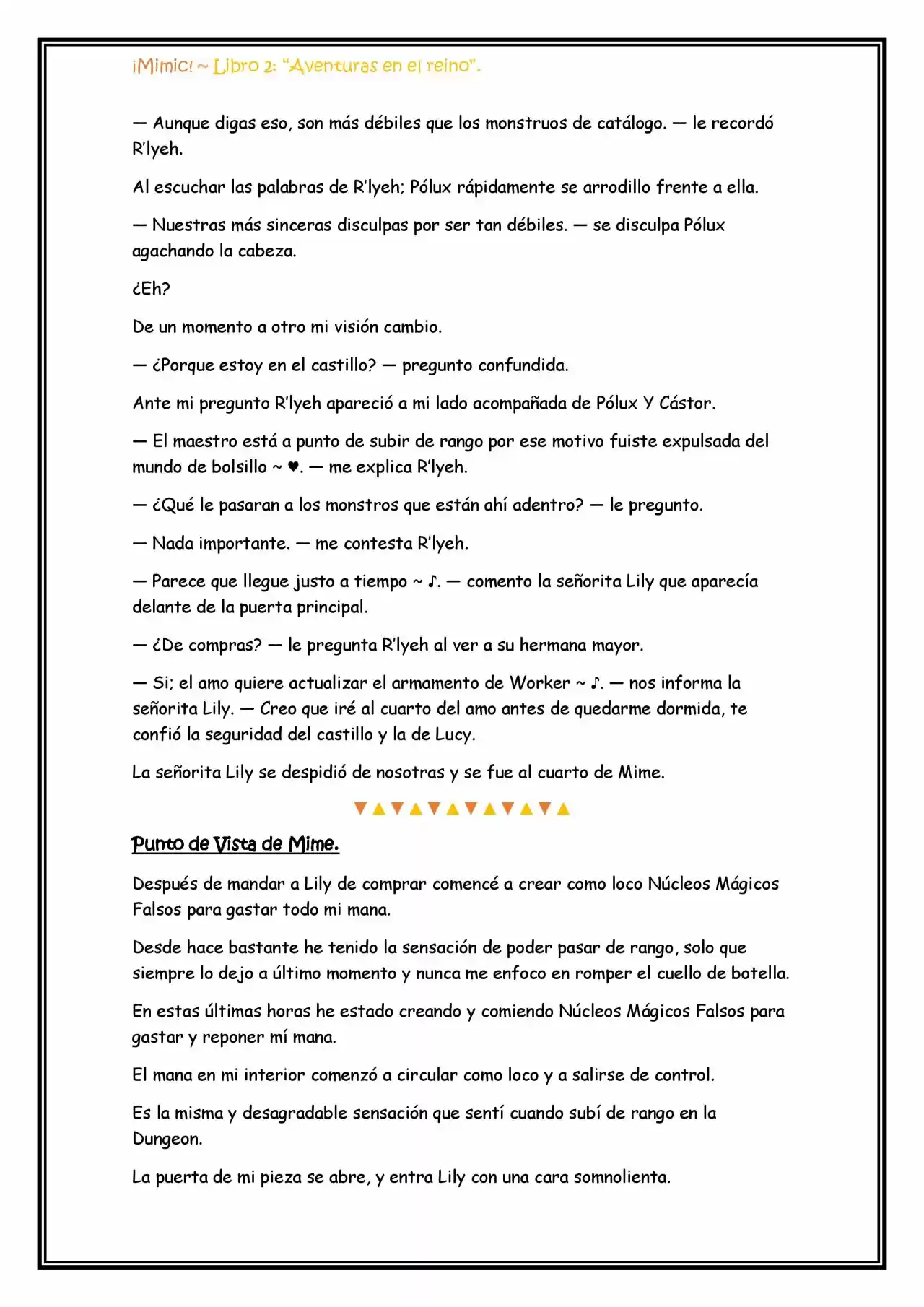 ¡Mimic! (Novela) - Capítulo 52 - Página 8 - LectorTMOo