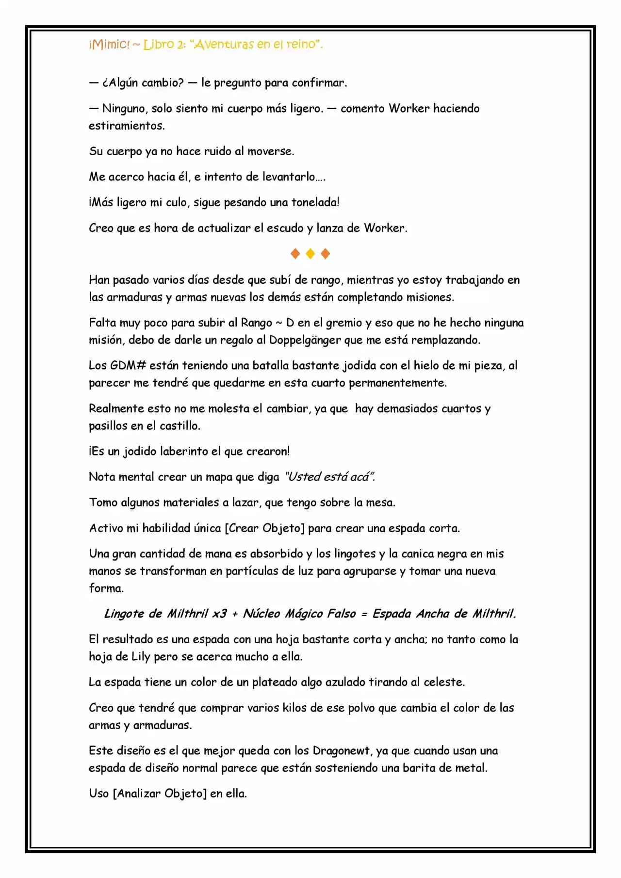 ¡Mimic! (Novela) - Capítulo 53 - Página 5 - LectorTMOo