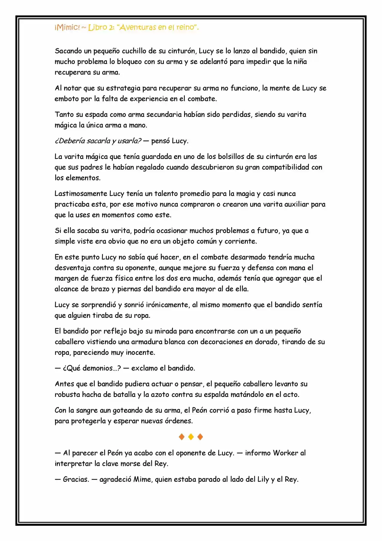 ¡Mimic! (Novela) - Capítulo 56 - Página 4 - LectorTMOo