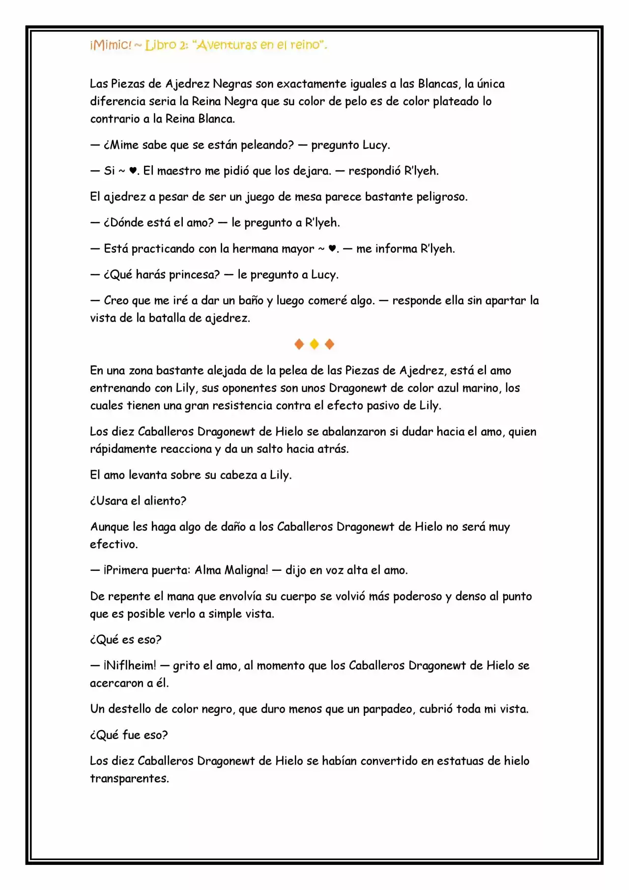 ¡Mimic! (Novela) - Capítulo 58 - Página 10 - LectorTMOo