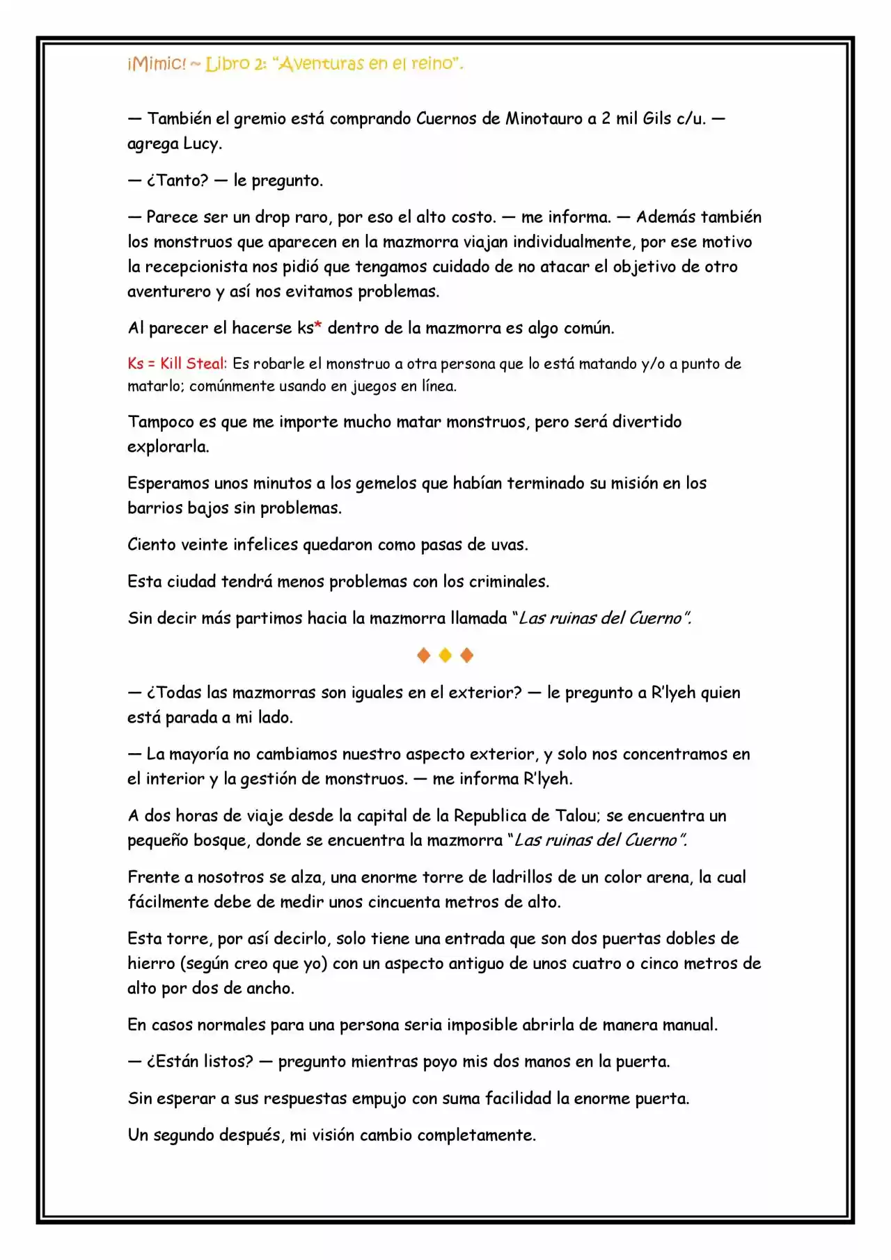 ¡Mimic! (Novela) - Capítulo 59 - Página 7 - LectorTMOo