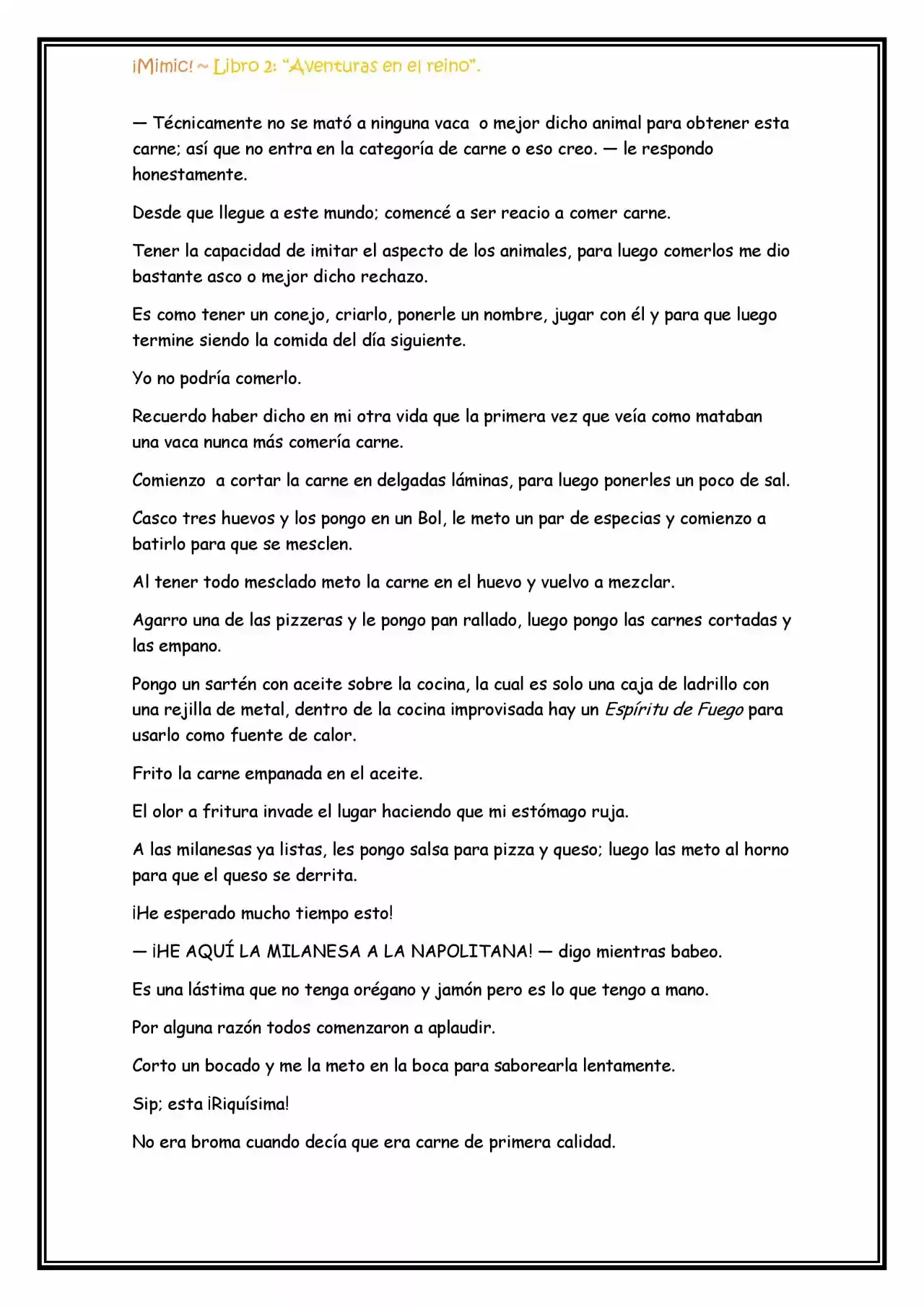 ¡Mimic! (Novela) - Capítulo 60 - Página 5 - LectorTMOo