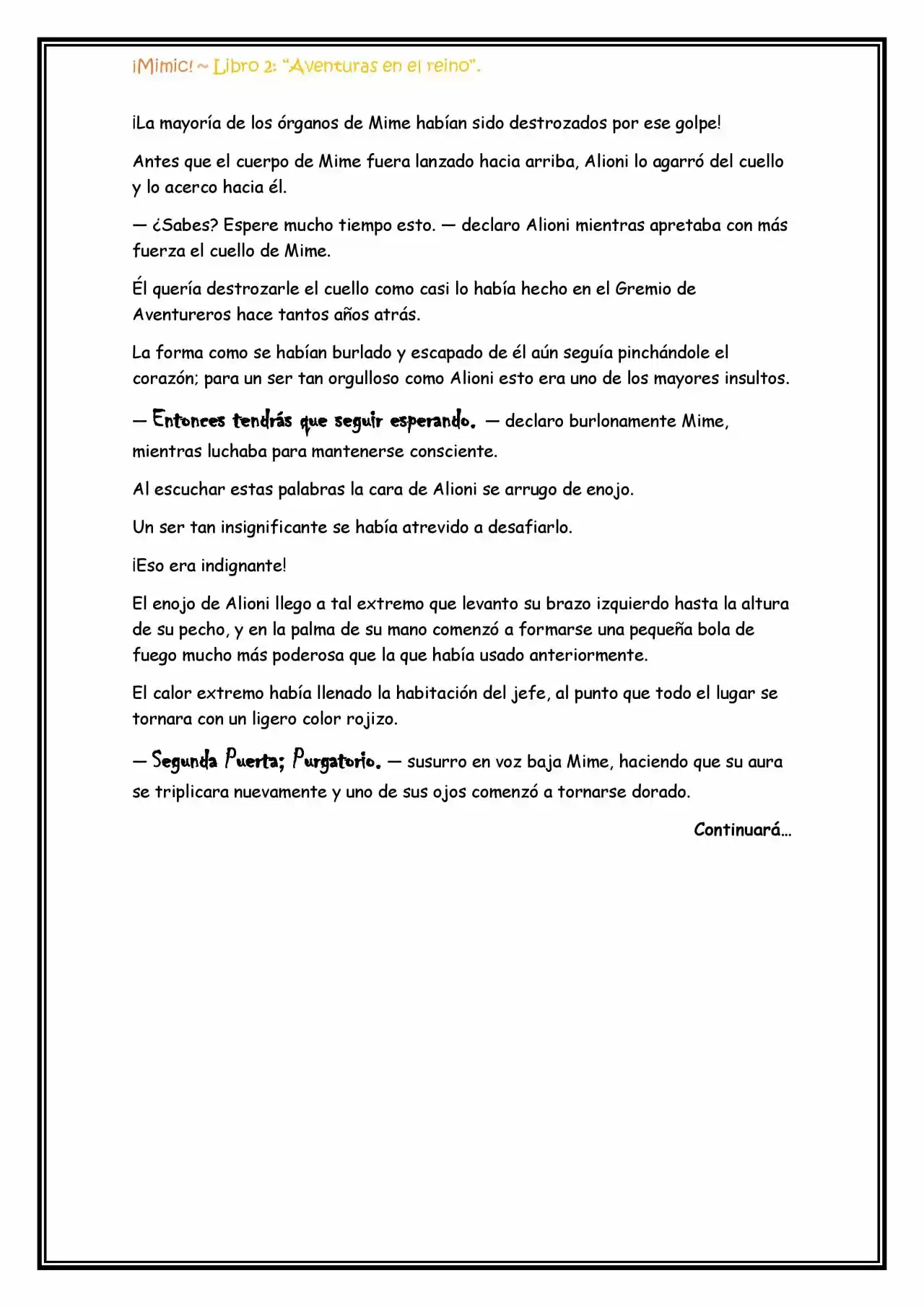 ¡Mimic! (Novela) - Capítulo 60 - Página 12 - LectorTMOo