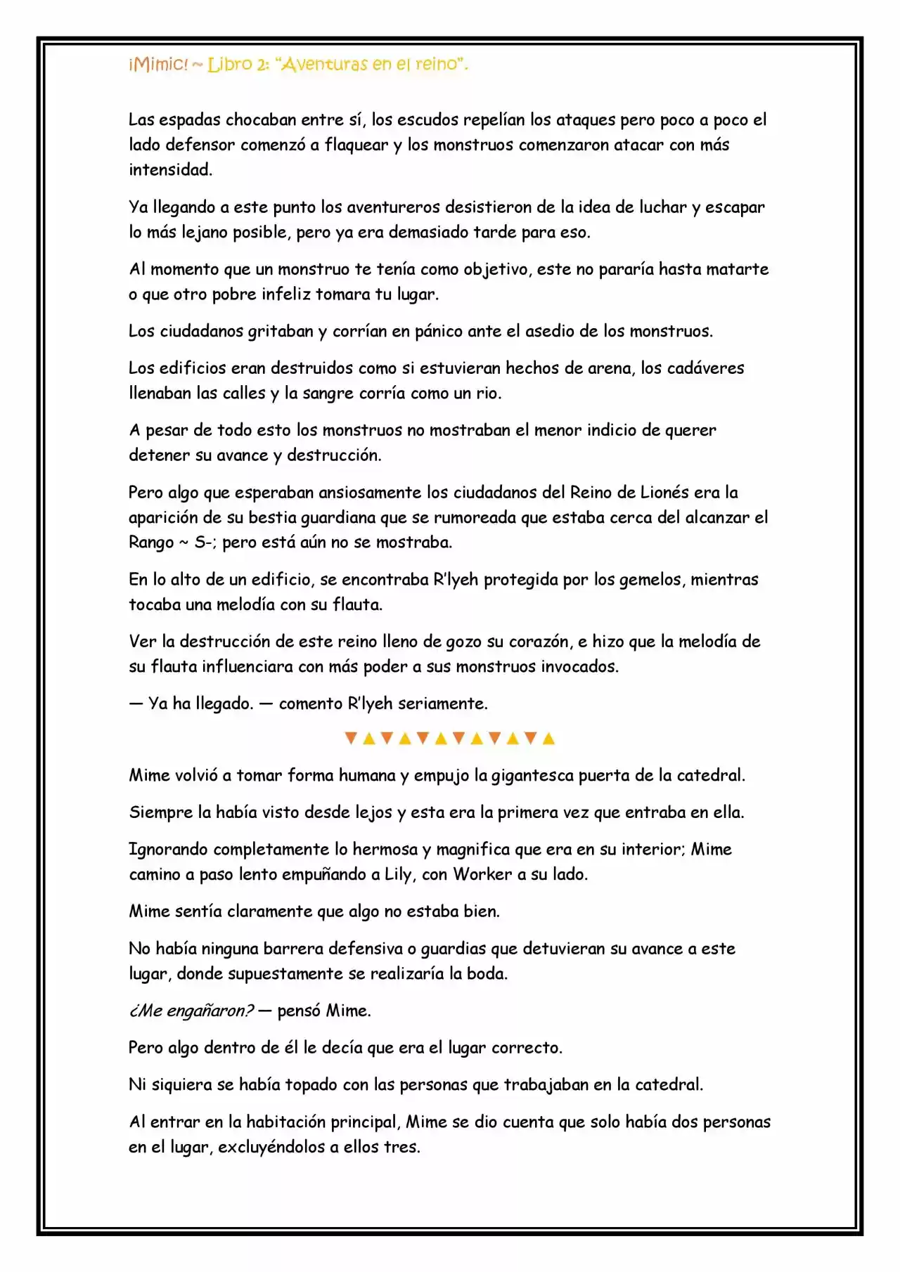 ¡Mimic! (Novela) - Capítulo 62 - Página 10 - LectorTMOo