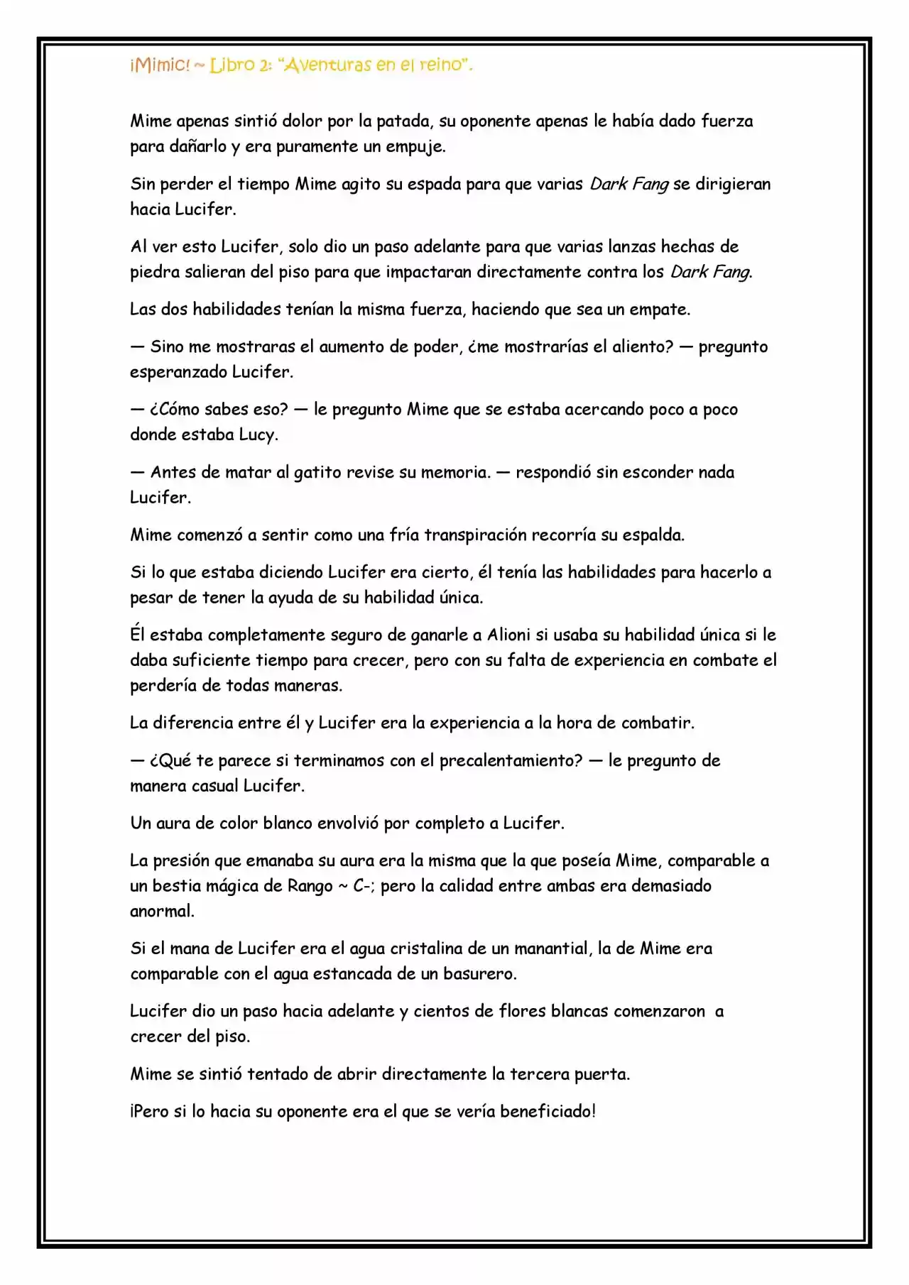 ¡Mimic! (Novela) - Capítulo 62 - Página 13 - LectorTMOo