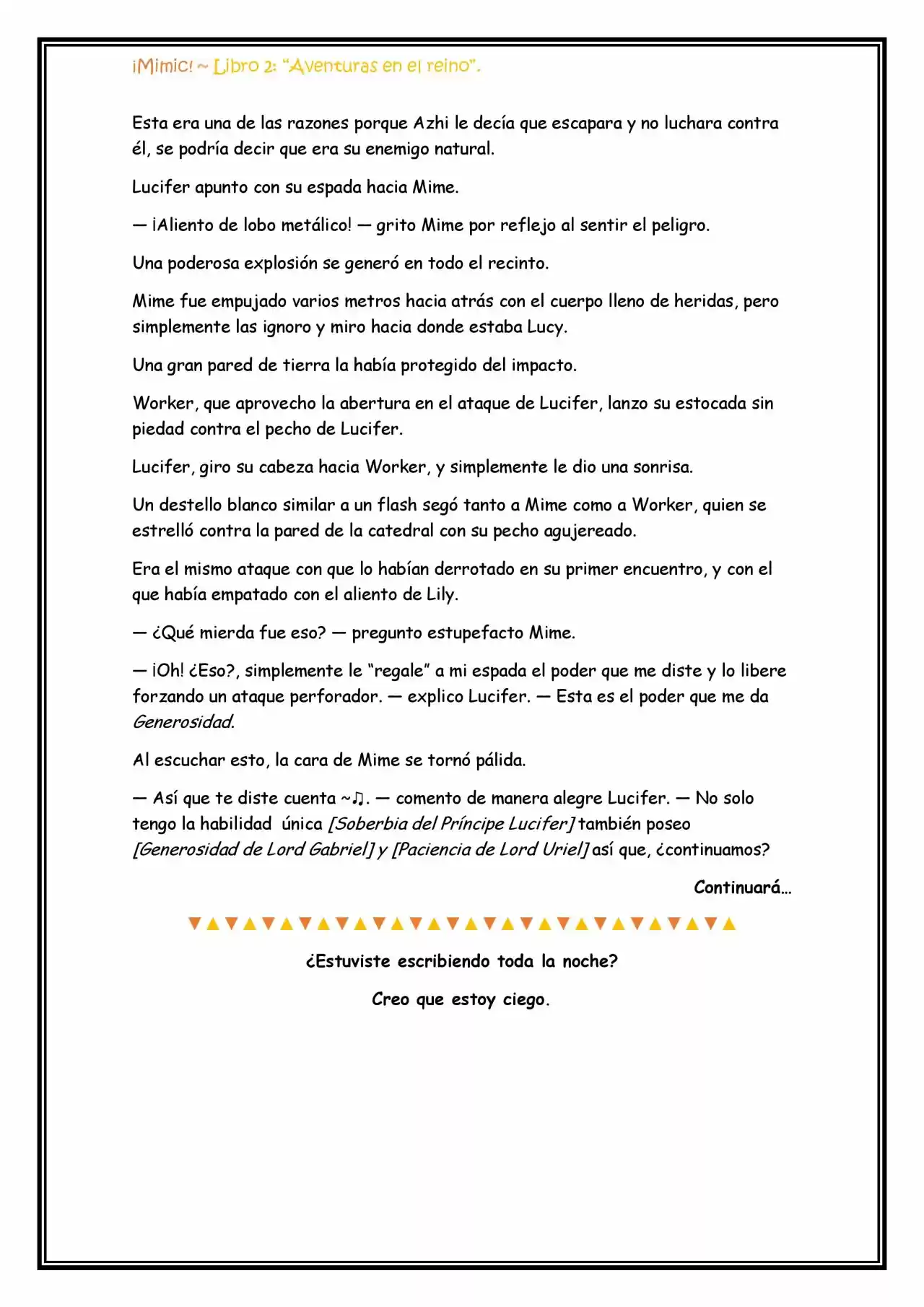 ¡Mimic! (Novela) - Capítulo 62 - Página 14 - LectorTMOo