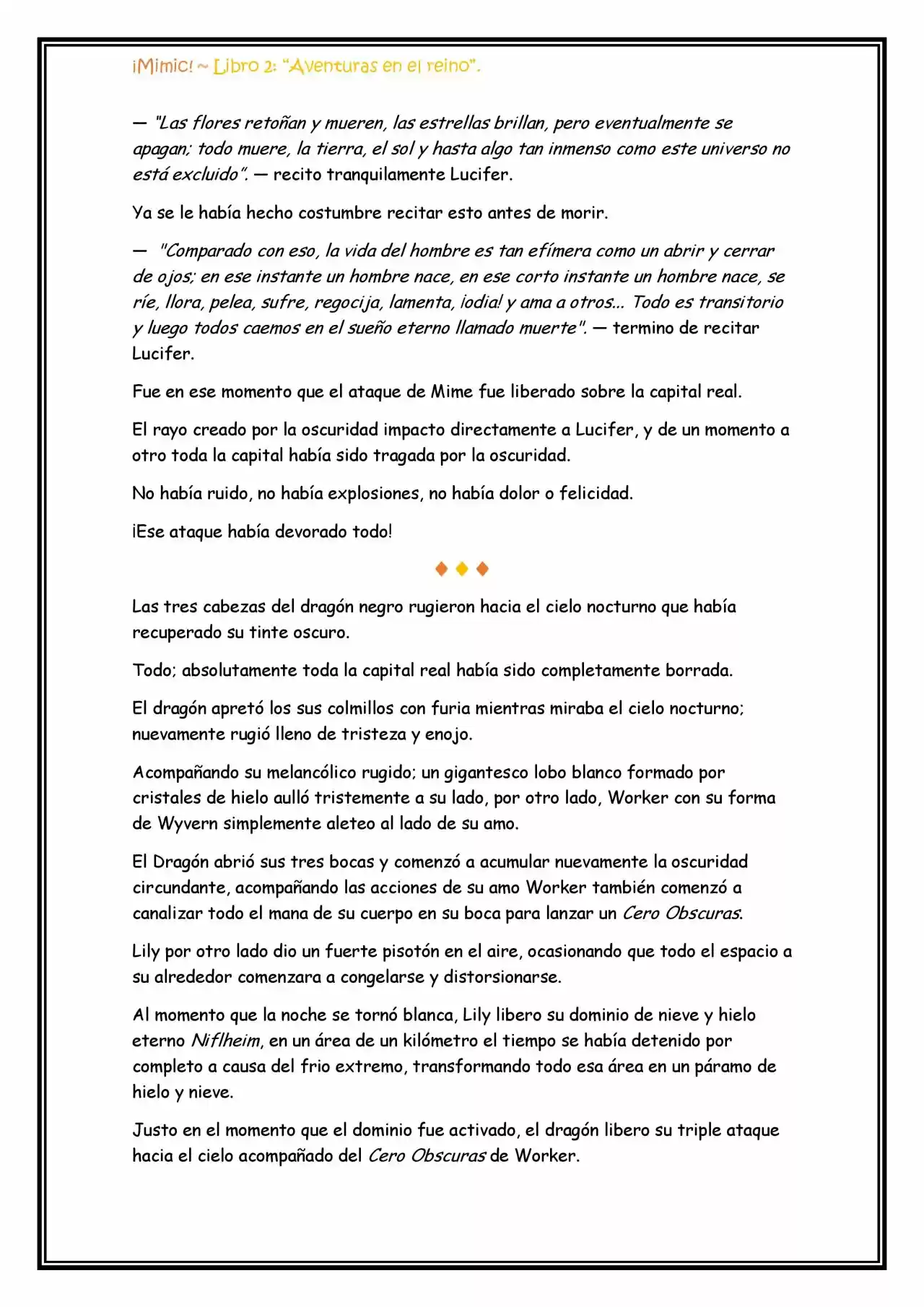¡Mimic! (Novela) - Capítulo 63 - Página 6 - LectorTMOo