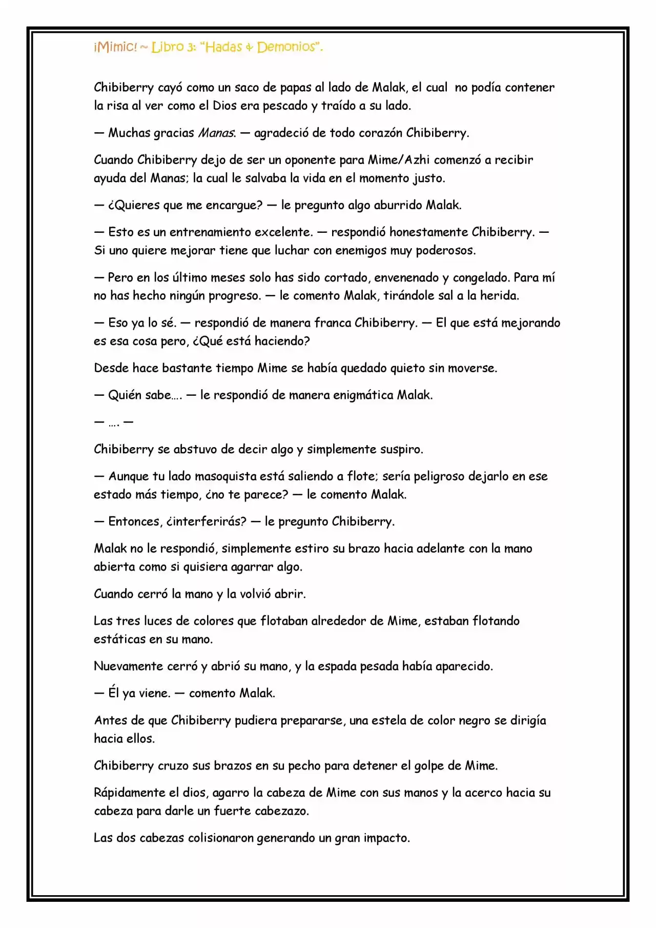 ¡Mimic! (Novela) - Capítulo 66 - Página 5 - LectorTMOo