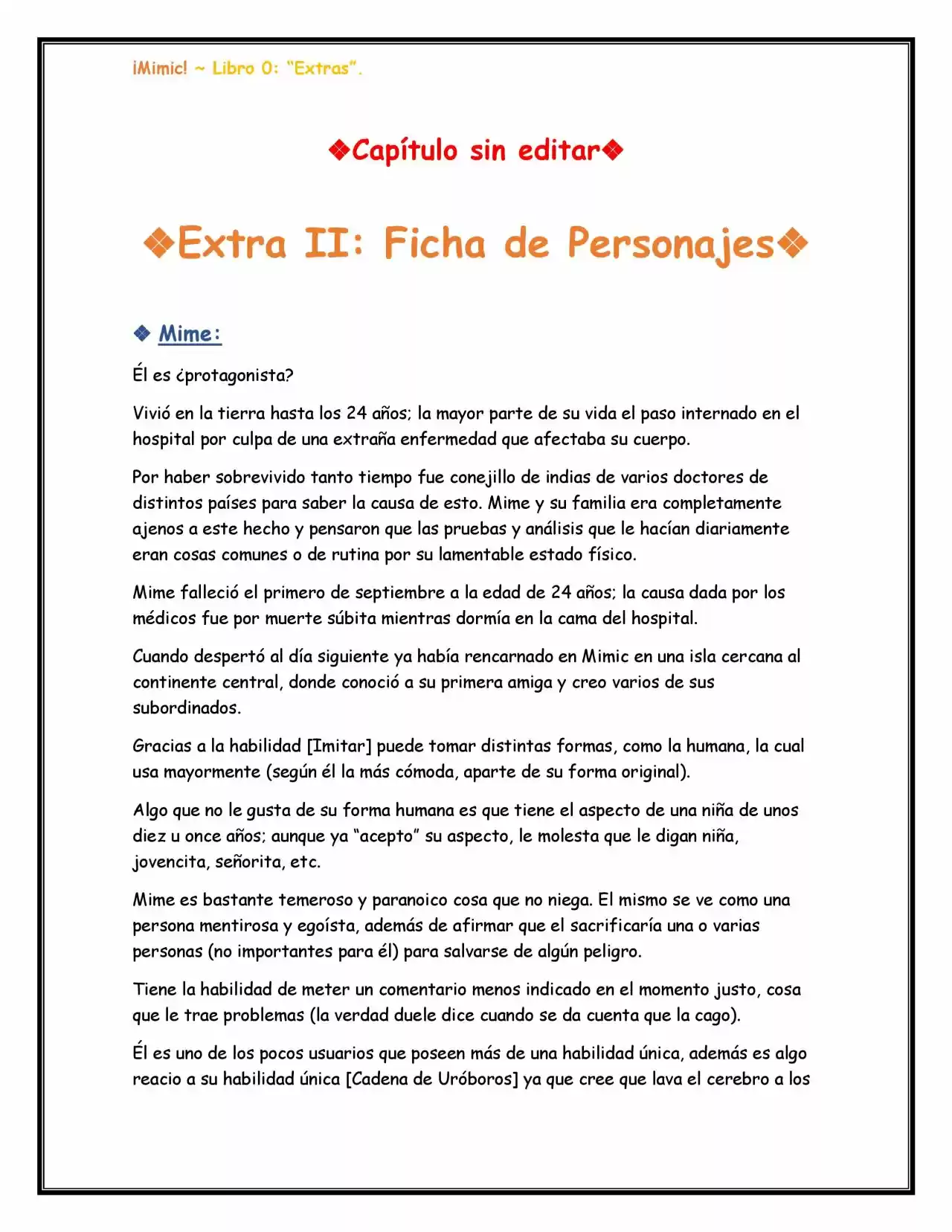 ¡Mimic! (Novela) - Capítulo 69 - Página 12 - LectorTMOo