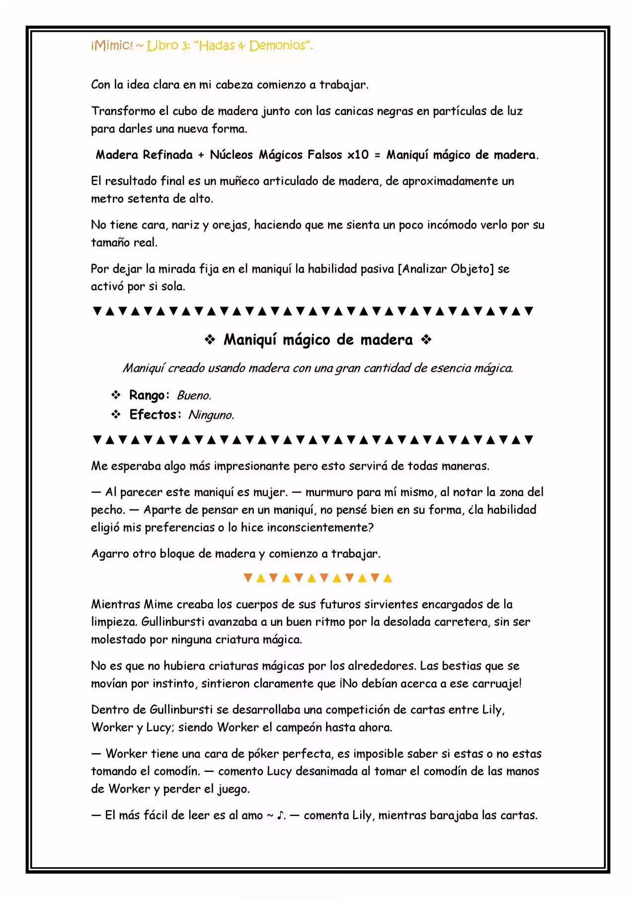 ¡Mimic! (Novela) - Capítulo 70 - Página 6 - LectorTMOo
