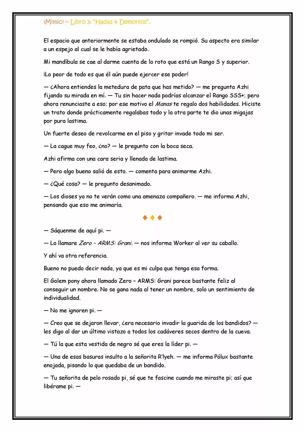 ¡Mimic! (Novela) - Capítulo 71 - Página 13 - LectorTMOo