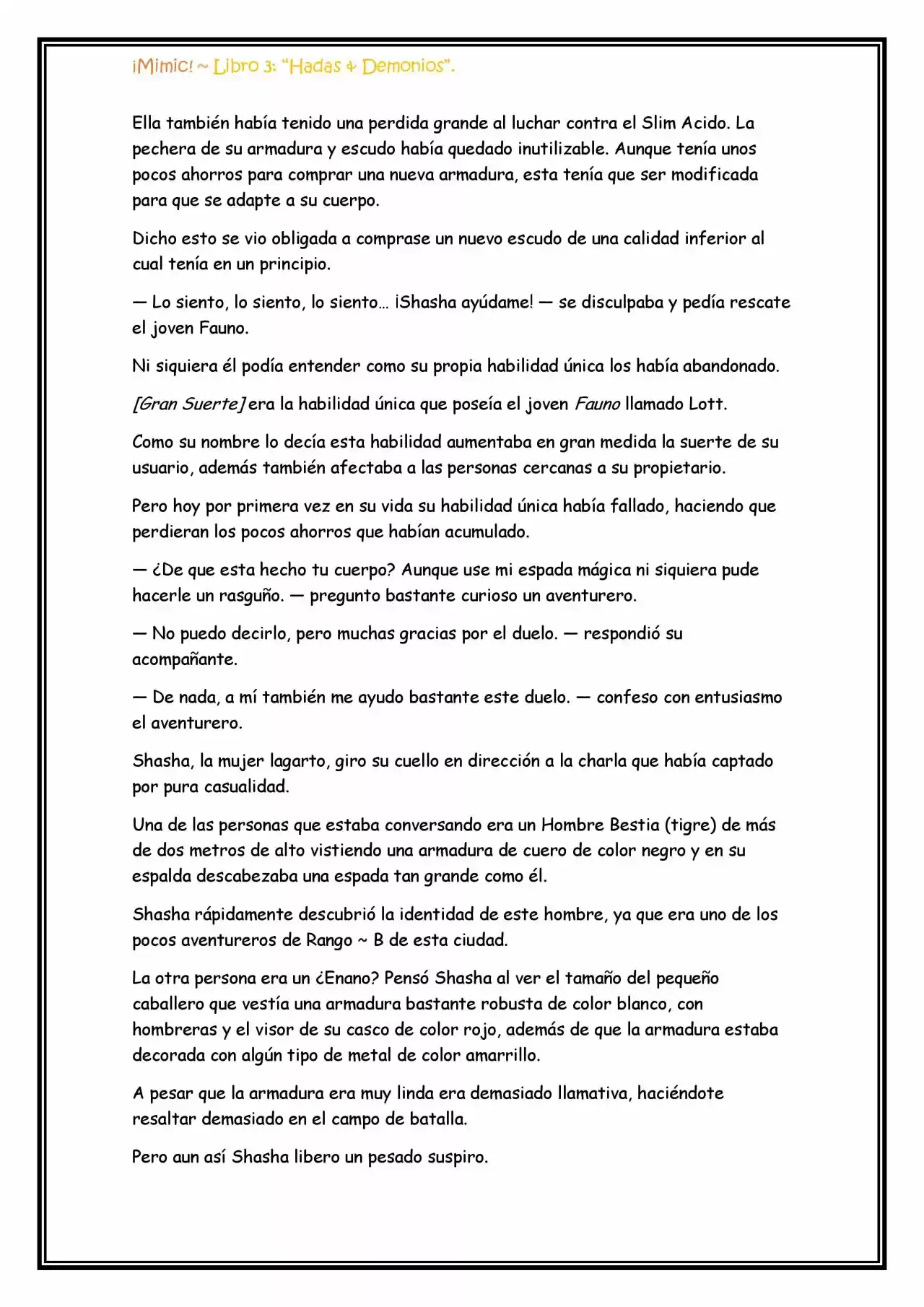 ¡Mimic! (Novela) - Capítulo 75 - Página 2 - LectorTMOo