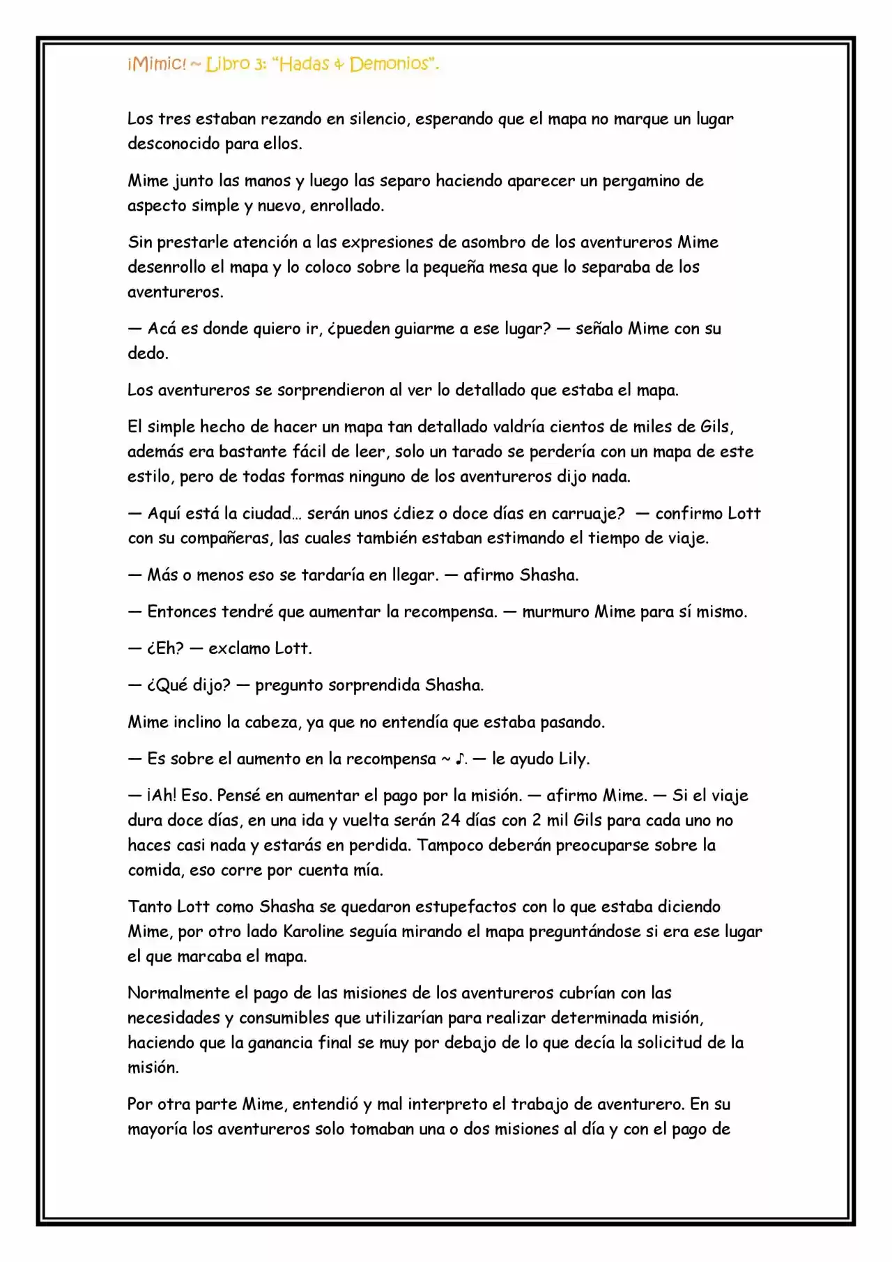 ¡Mimic! (Novela) - Capítulo 75 - Página 7 - LectorTMOo