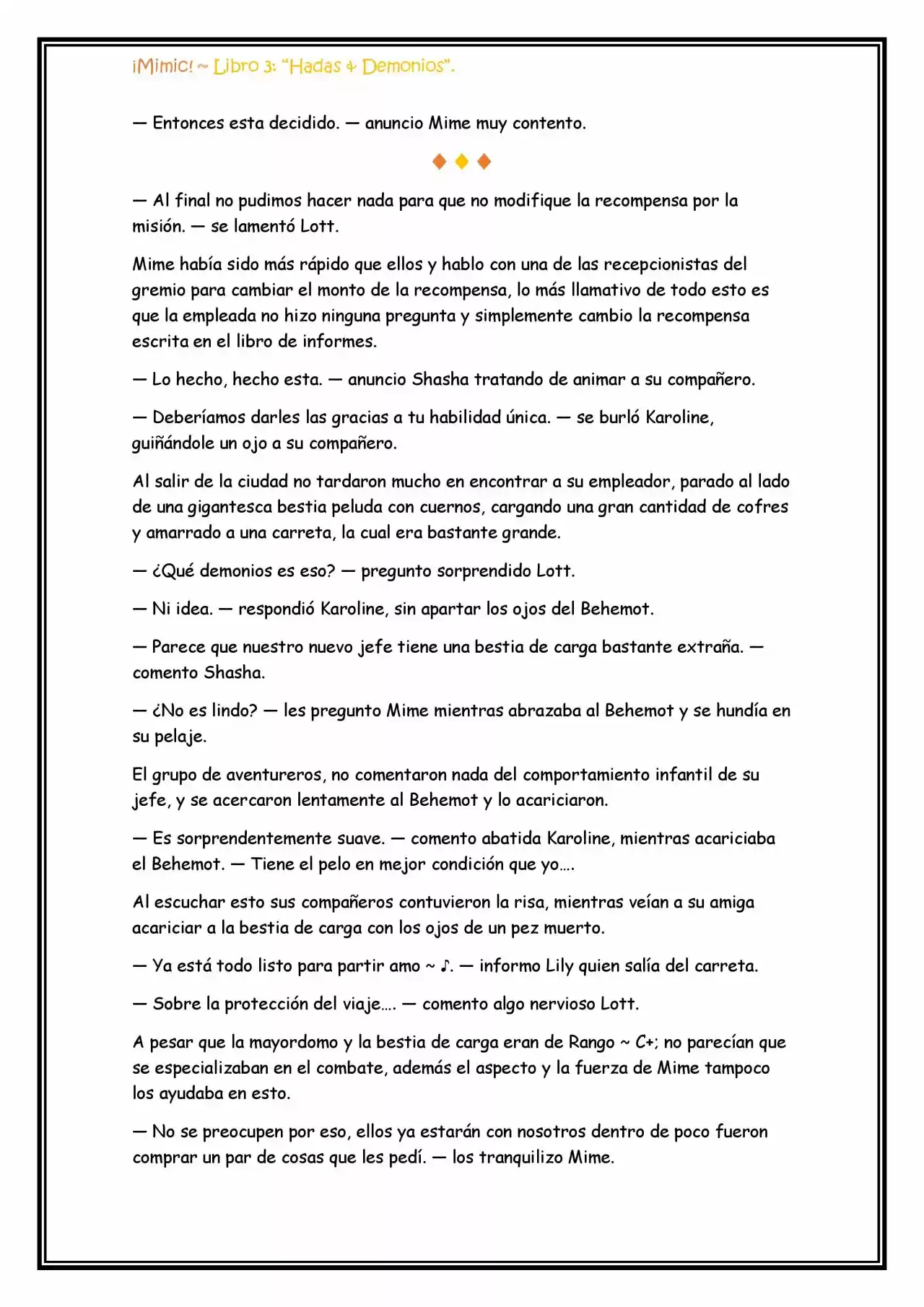 ¡Mimic! (Novela) - Capítulo 75 - Página 9 - LectorTMOo