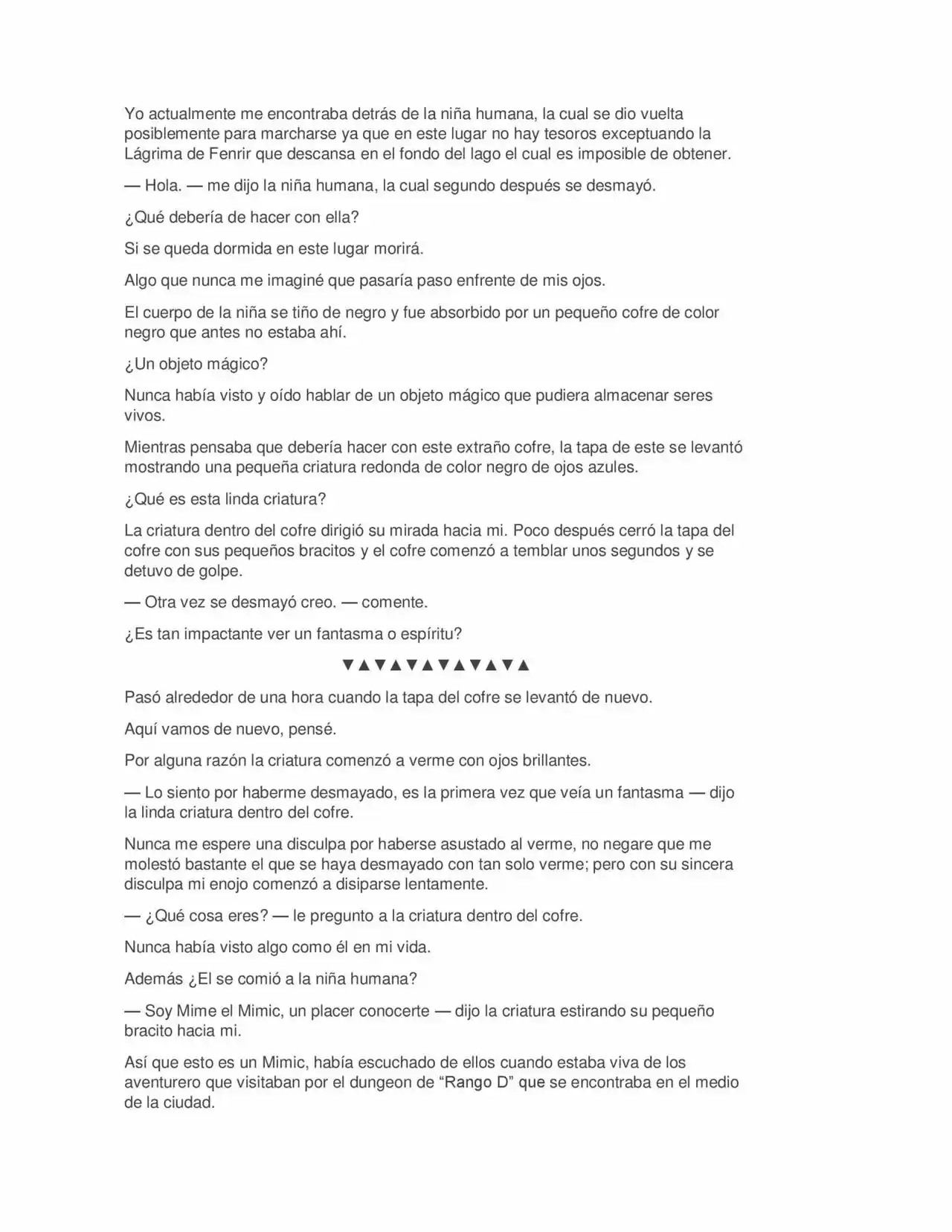 ¡Mimic! (Novela) - Capítulo 8 - Página 6 - LectorTMOo