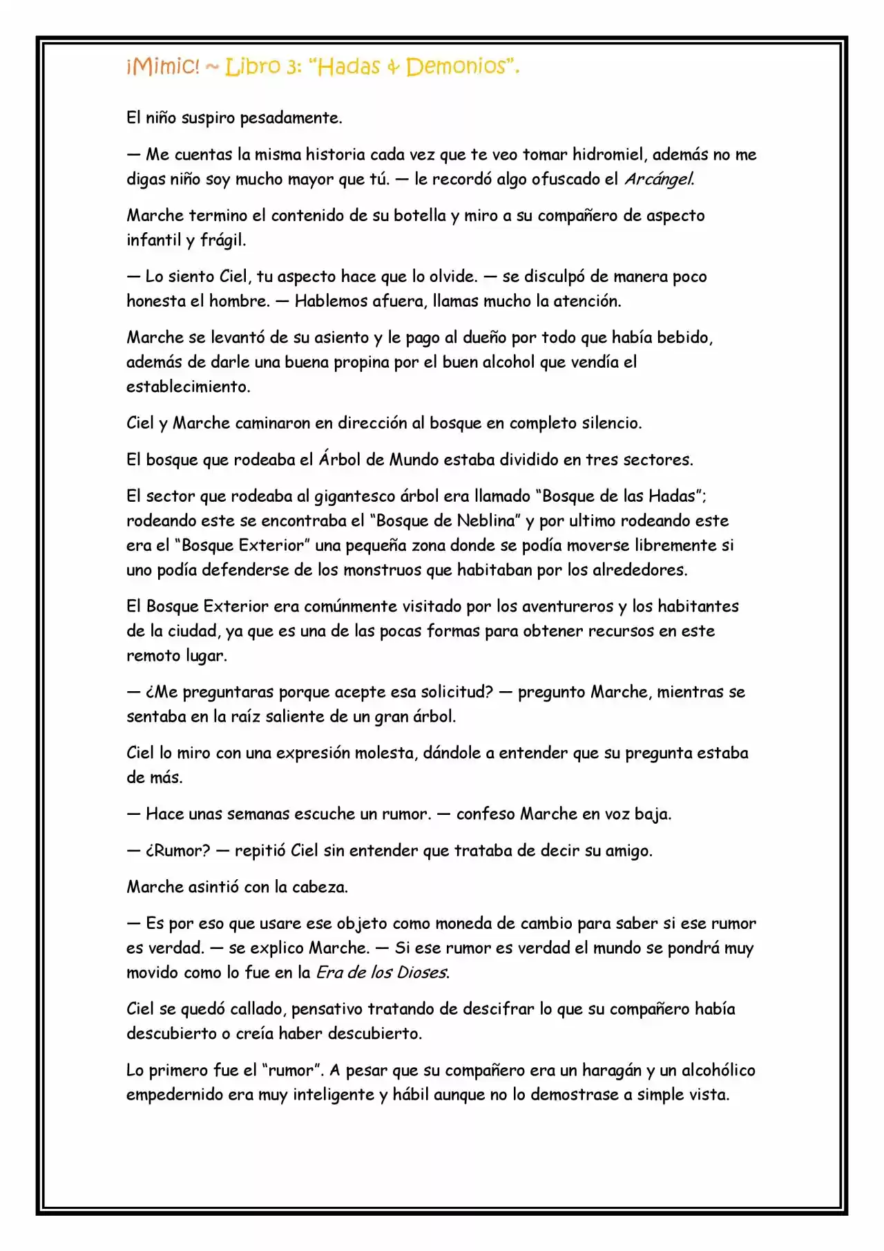 ¡Mimic! (Novela) - Capítulo 80 - Página 13 - LectorTMOo