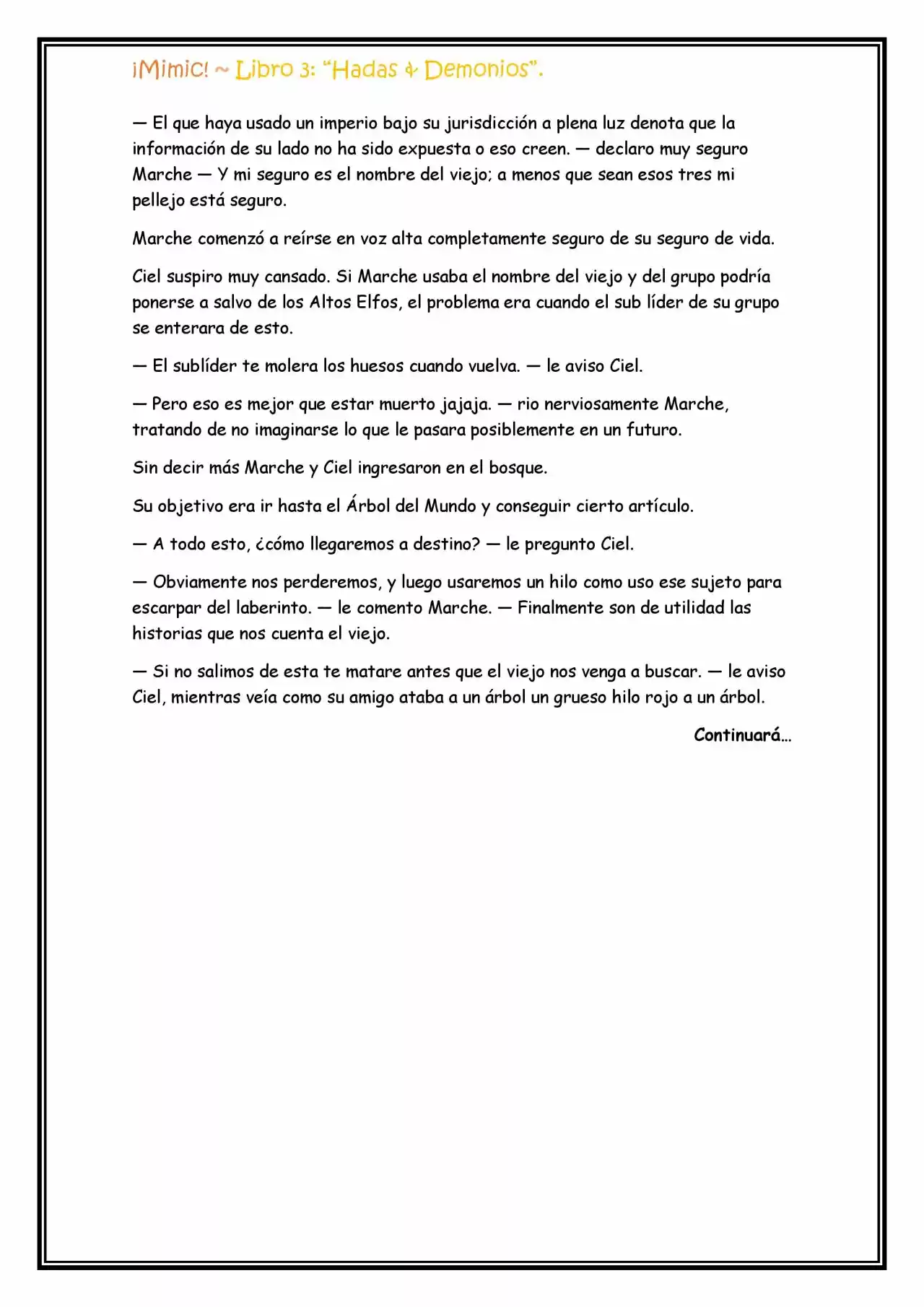¡Mimic! (Novela) - Capítulo 80 - Página 16 - LectorTMOo