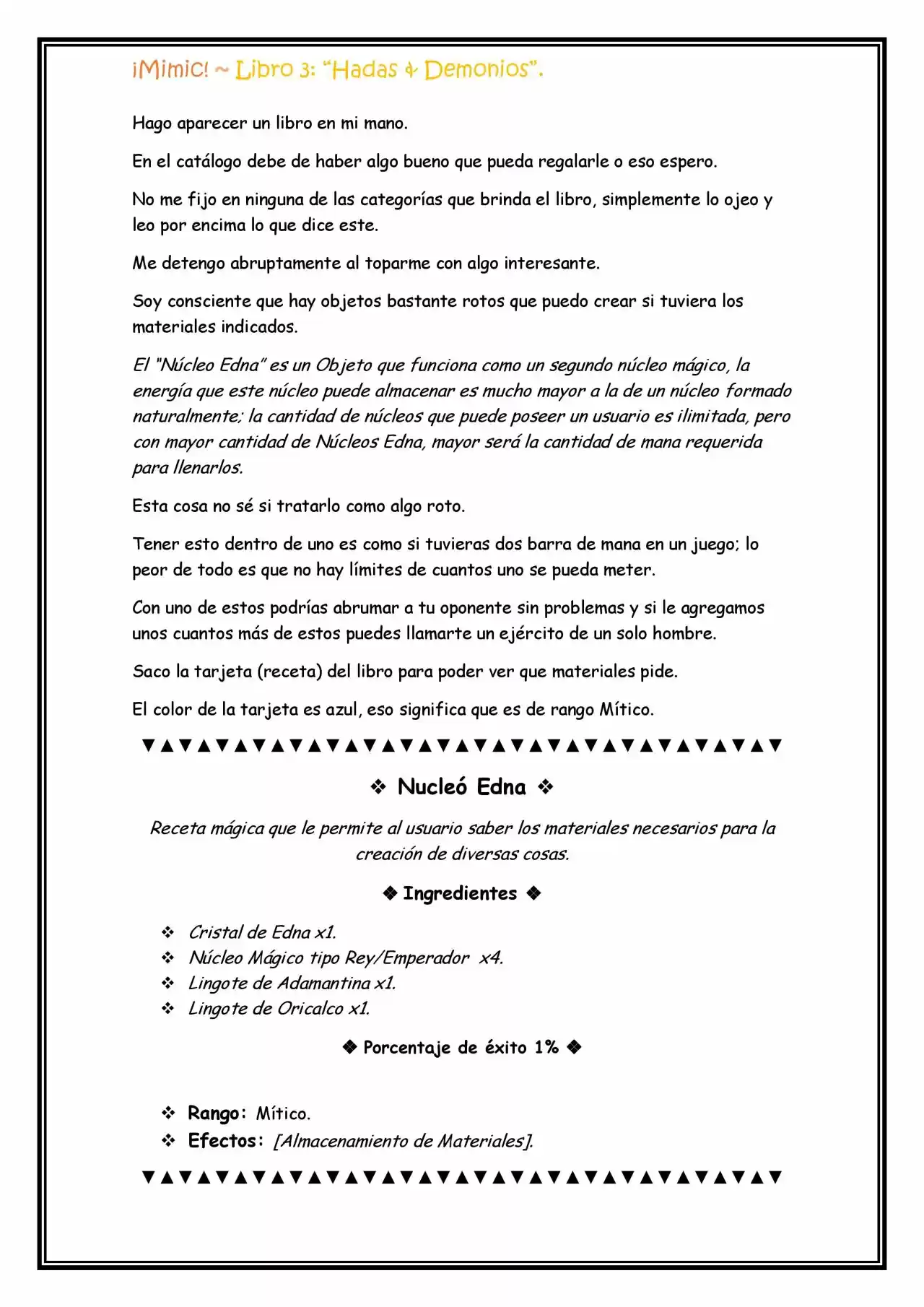 ¡Mimic! (Novela) - Capítulo 81 - Página 6 - LectorTMOo