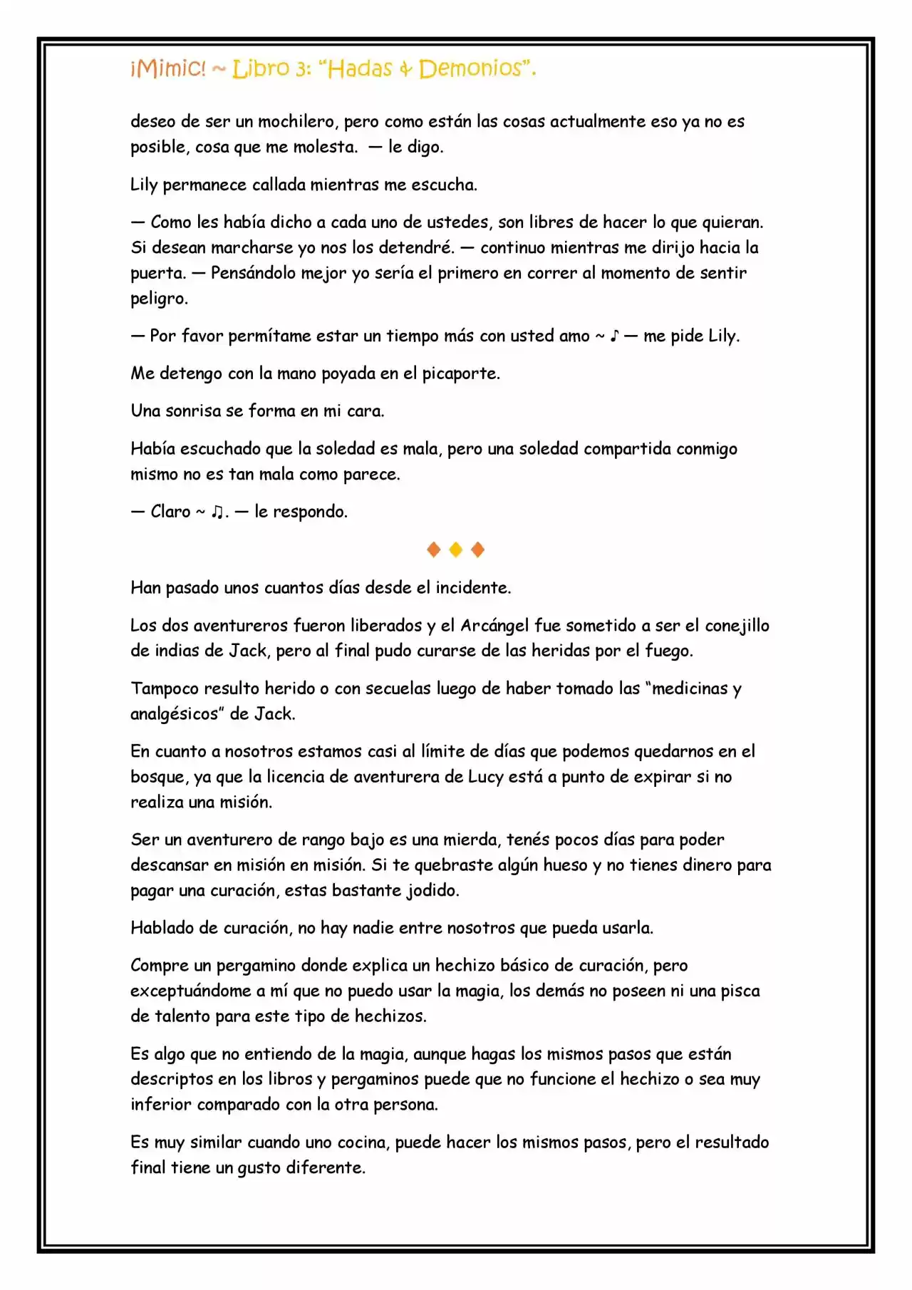 ¡Mimic! (Novela) - Capítulo 83 - Página 6 - LectorTMOo
