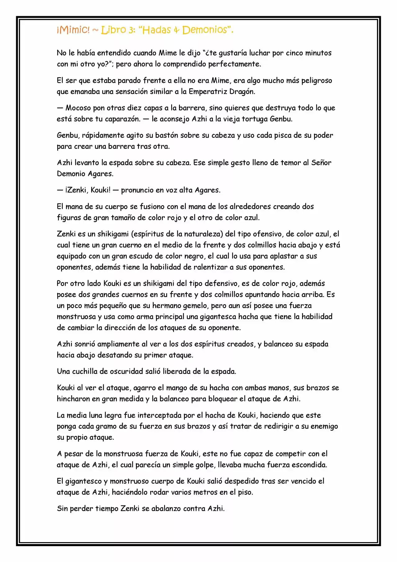 ¡Mimic! (Novela) - Capítulo 84 - Página 4 - LectorTMOo