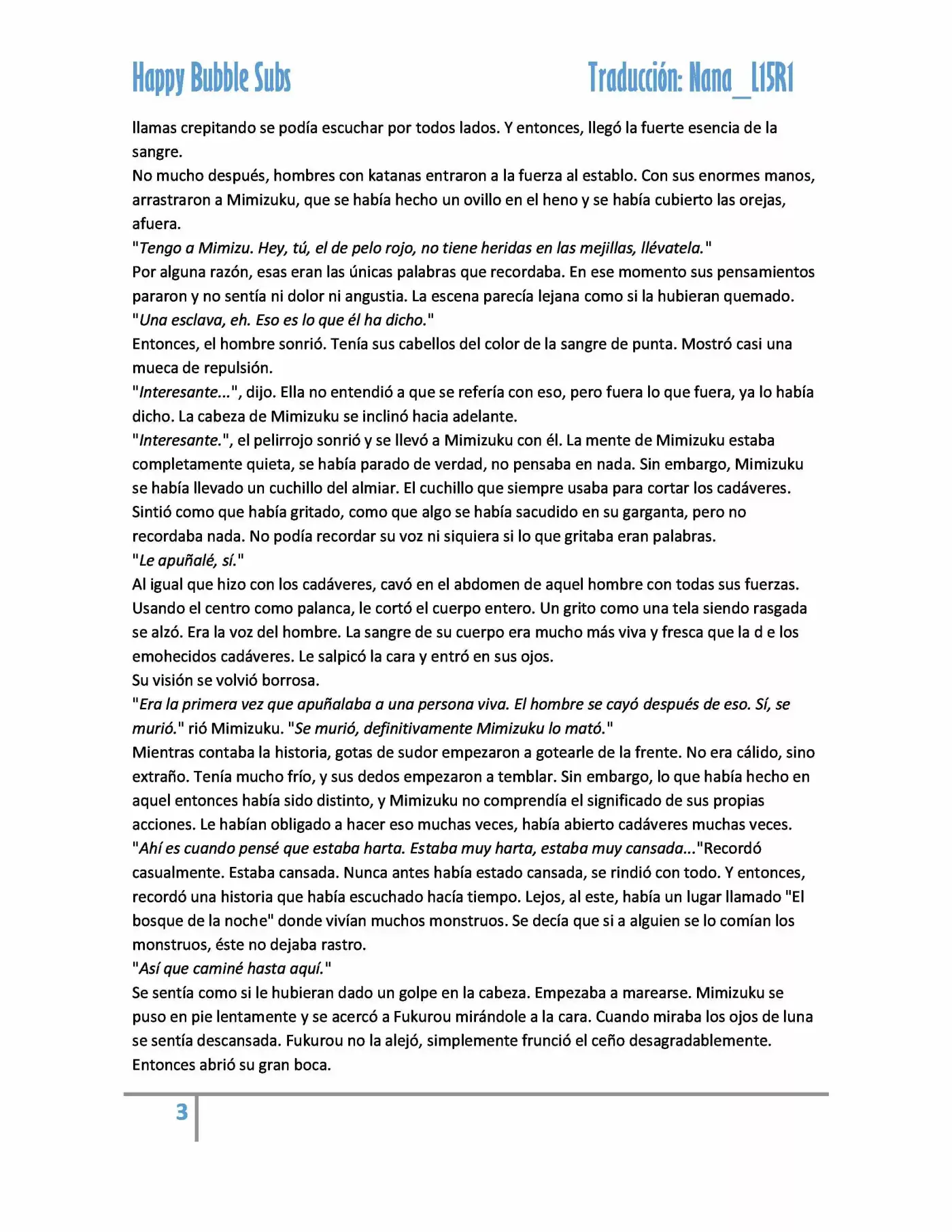 Mimizuku To Yoru No Ou (Novela) - Capítulo 4 - Página 3 - LectorTMOo