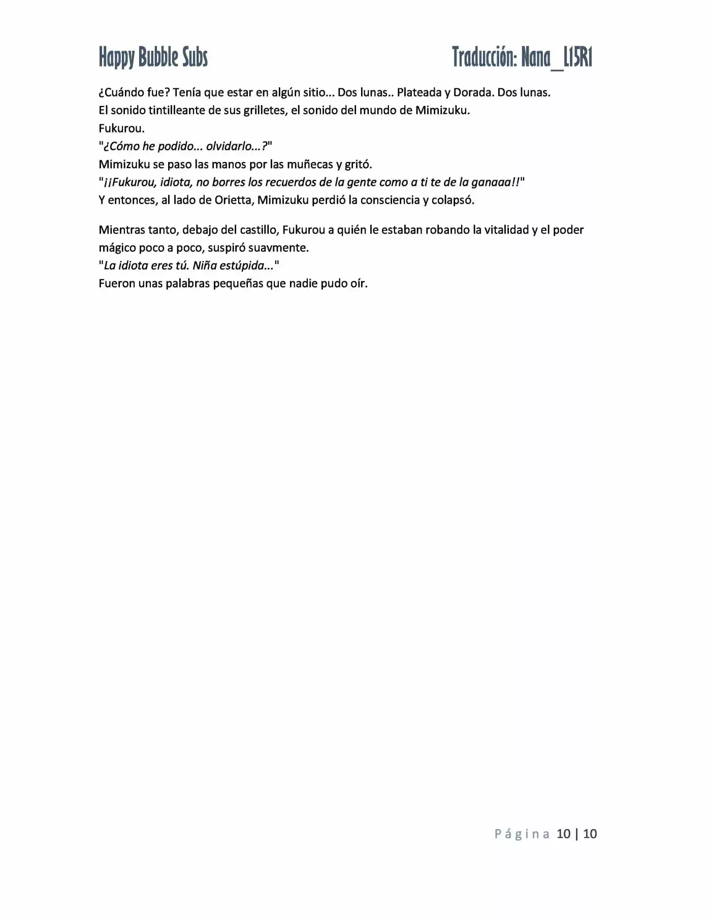Mimizuku To Yoru No Ou (Novela) - Capítulo 6 - Página 10 - LectorTMOo