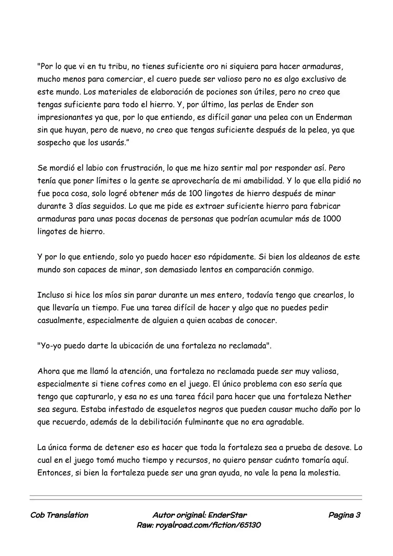 Minecraft: Un Nuevo Comienzo (Novela) - Capítulo 18 - Página 3 - LectorTMOo