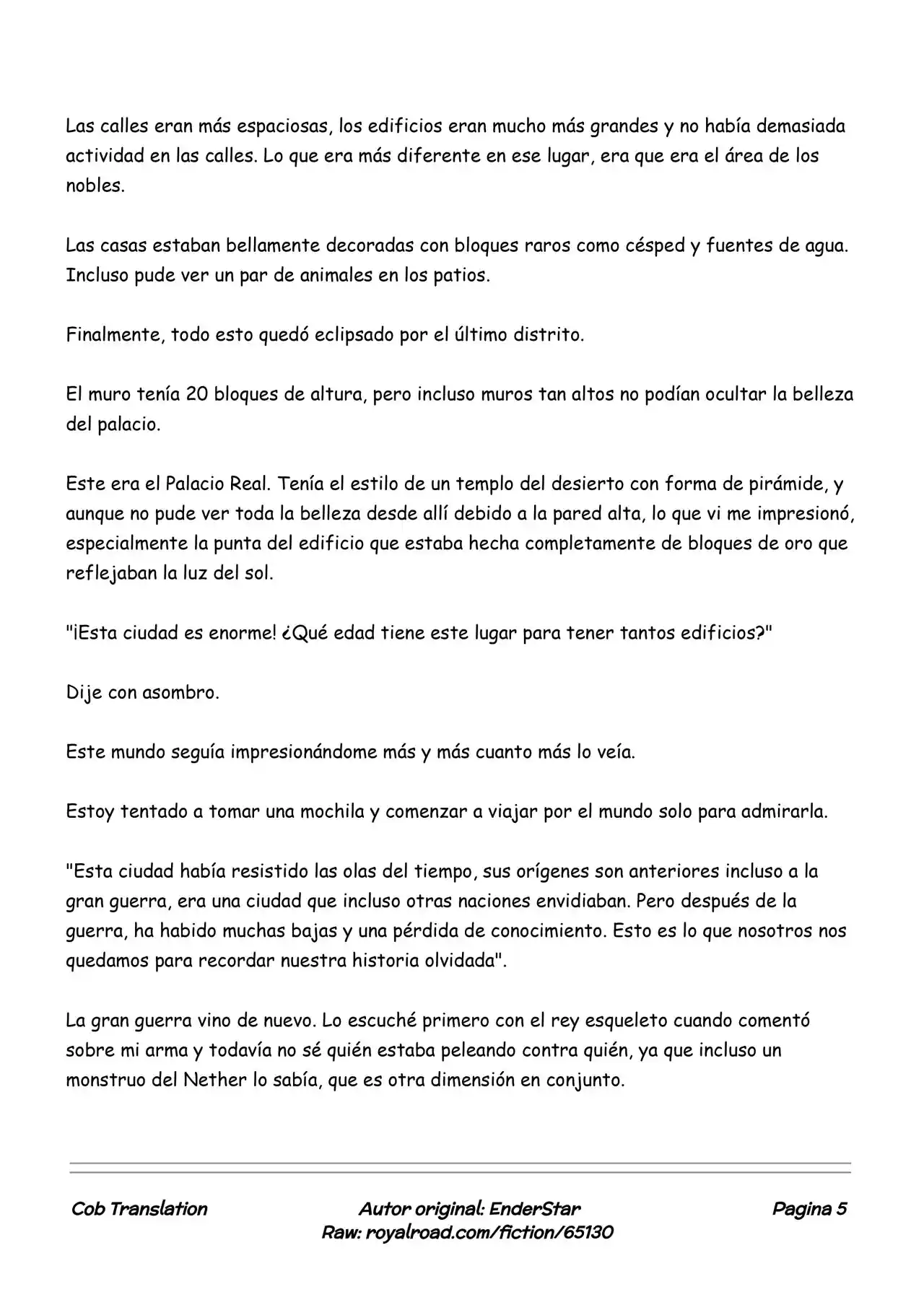 Minecraft: Un Nuevo Comienzo (Novela) - Capítulo 32 - Página 5 - LectorTMOo
