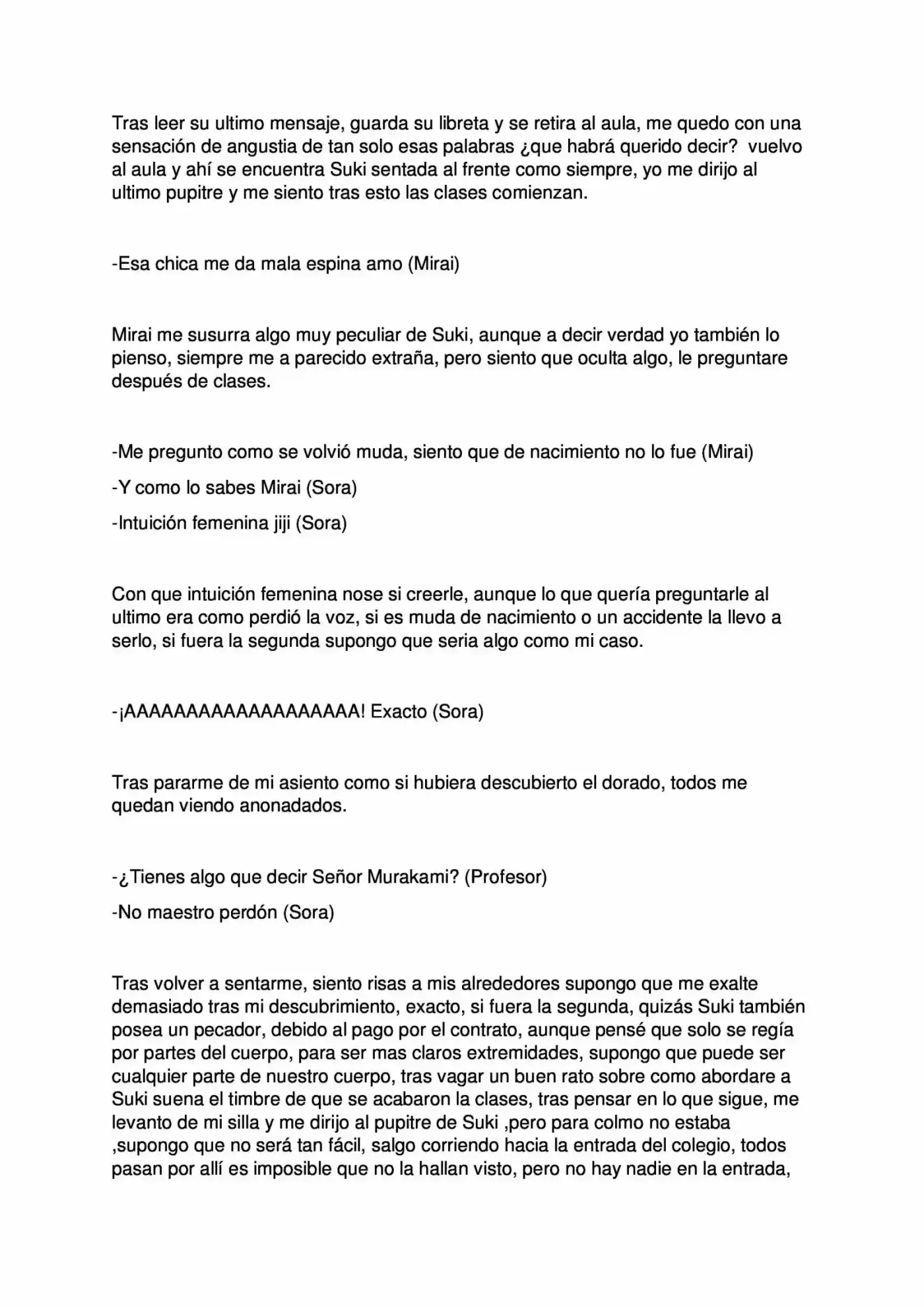 Mirai Kuro (Novela) - Capítulo 4 - Página 6 - LectorTMOo