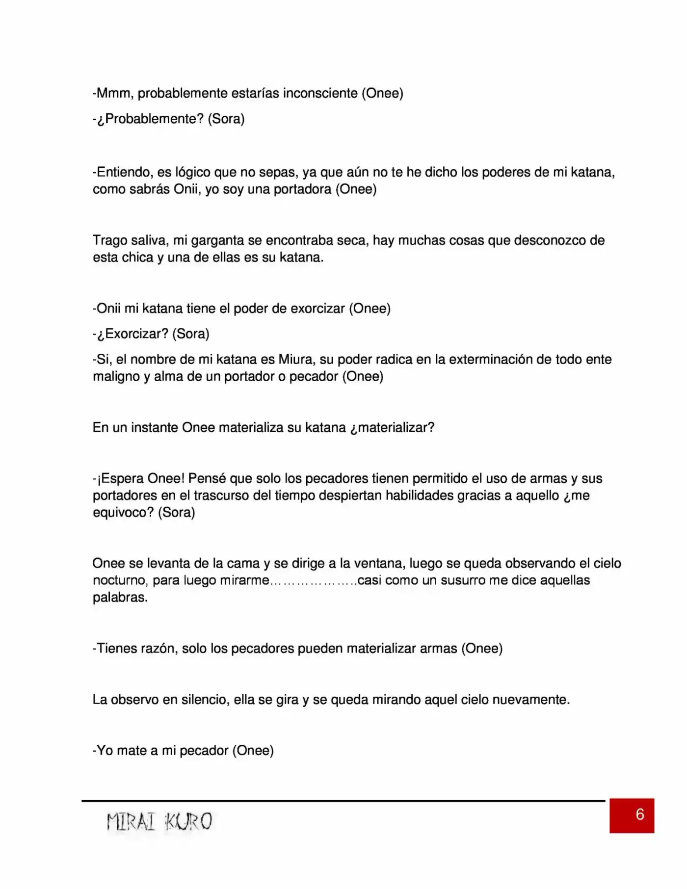 Mirai Kuro - Capítulo 18 - Página 6 - LectorTMOo