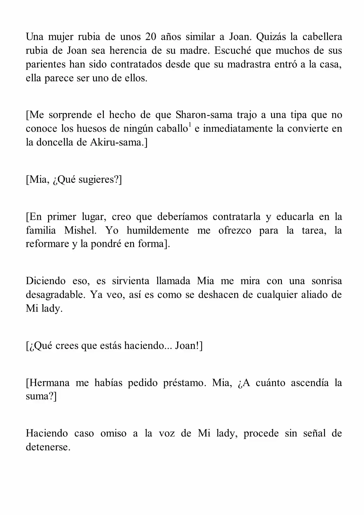 Miss Demon Maid (Novela) - Capítulo 12 - Página 7 - LectorTMOo
