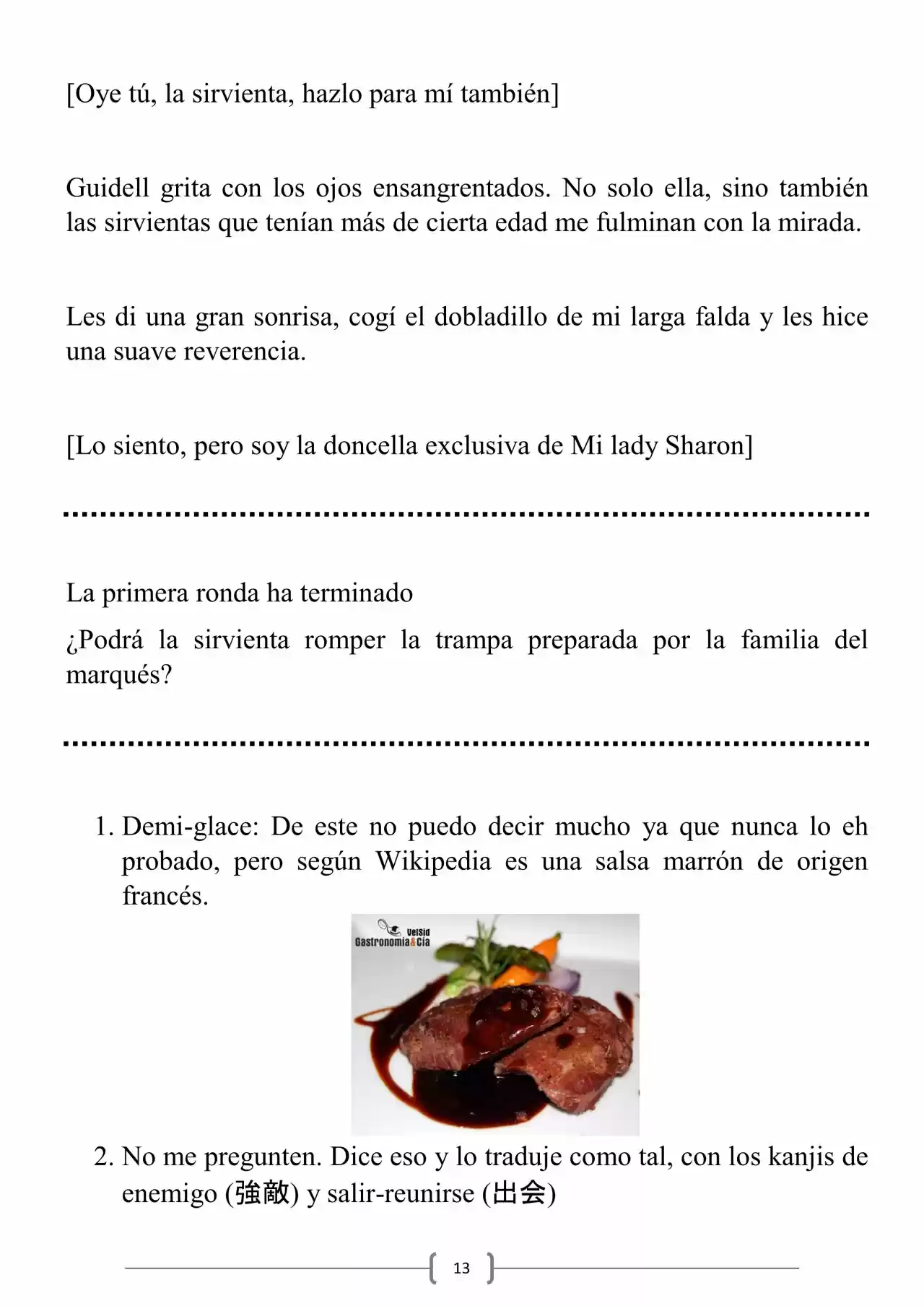 Miss Demon Maid (Novela) - Capítulo 14 - Página 14 - LectorTMOo