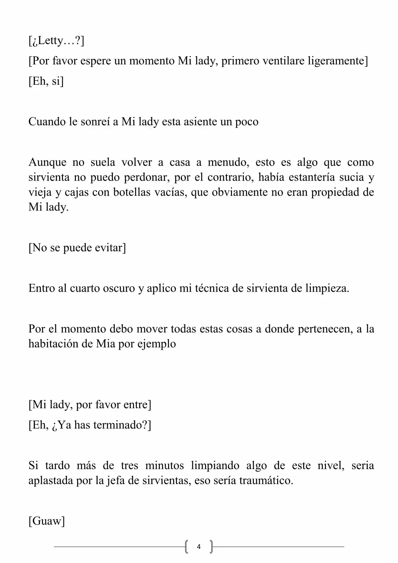 Miss Demon Maid (Novela) - Capítulo 15 - Página 5 - LectorTMOo