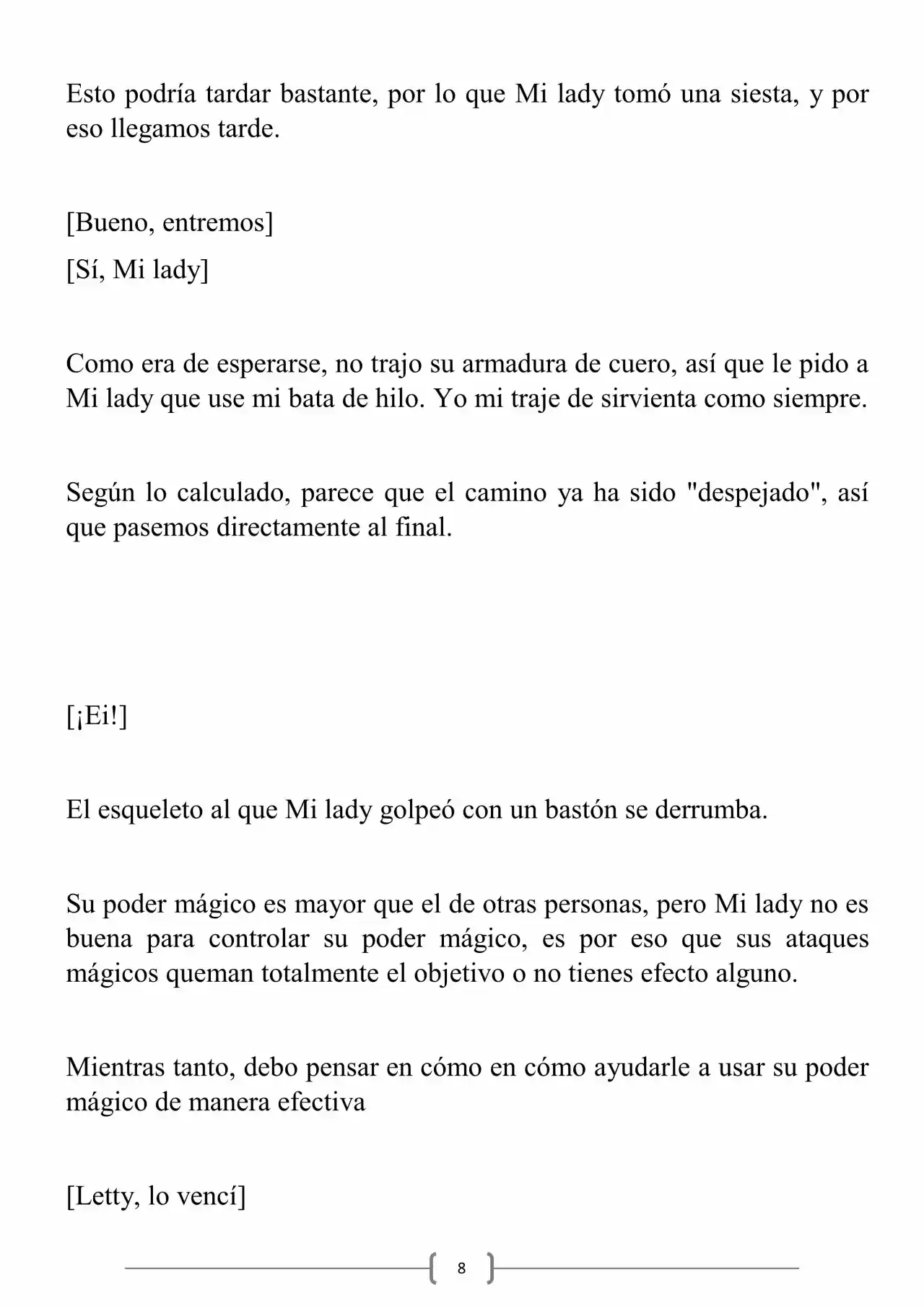 Miss Demon Maid (Novela) - Capítulo 16 - Página 9 - LectorTMOo