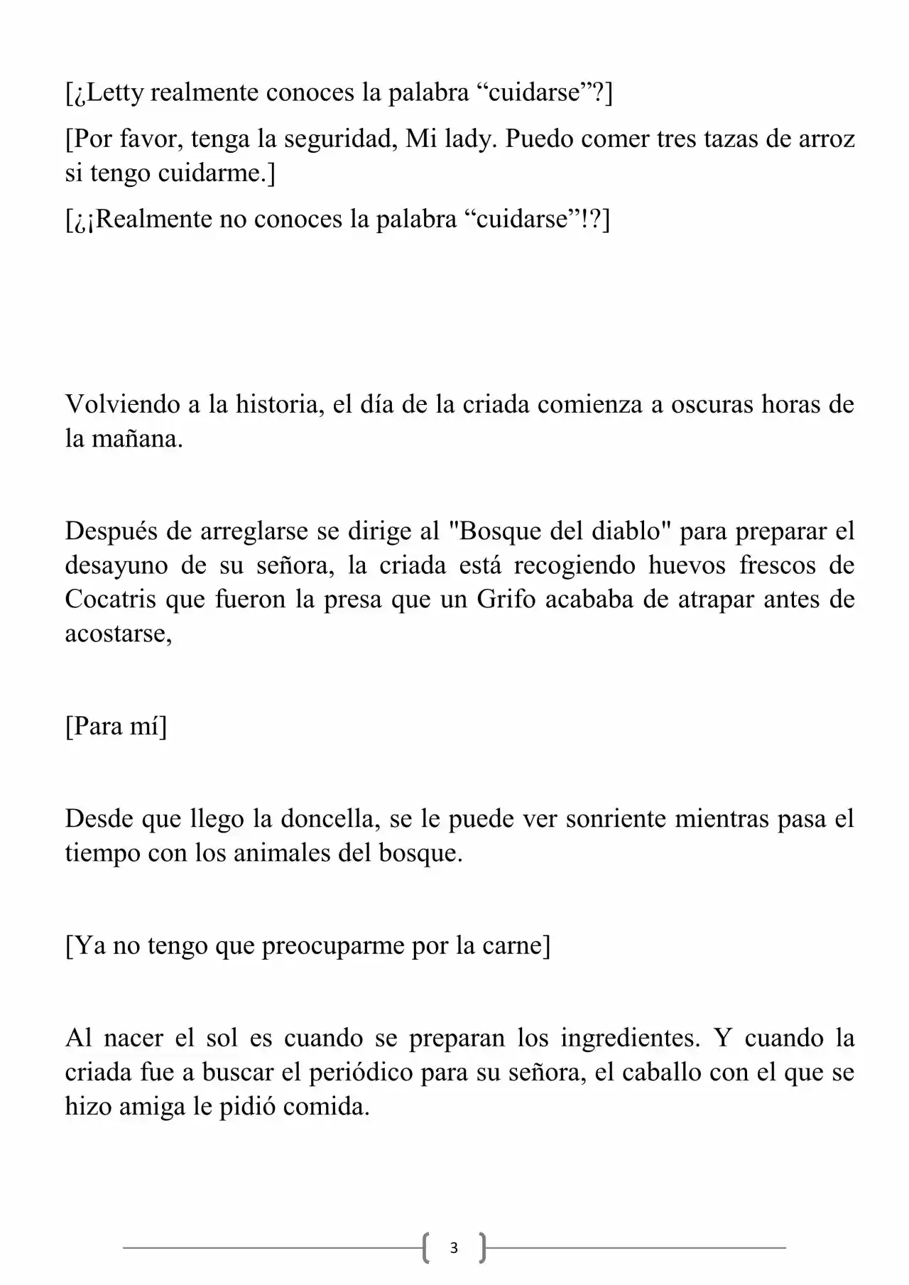 Miss Demon Maid (Novela) - Capítulo 18 - Página 4 - LectorTMOo
