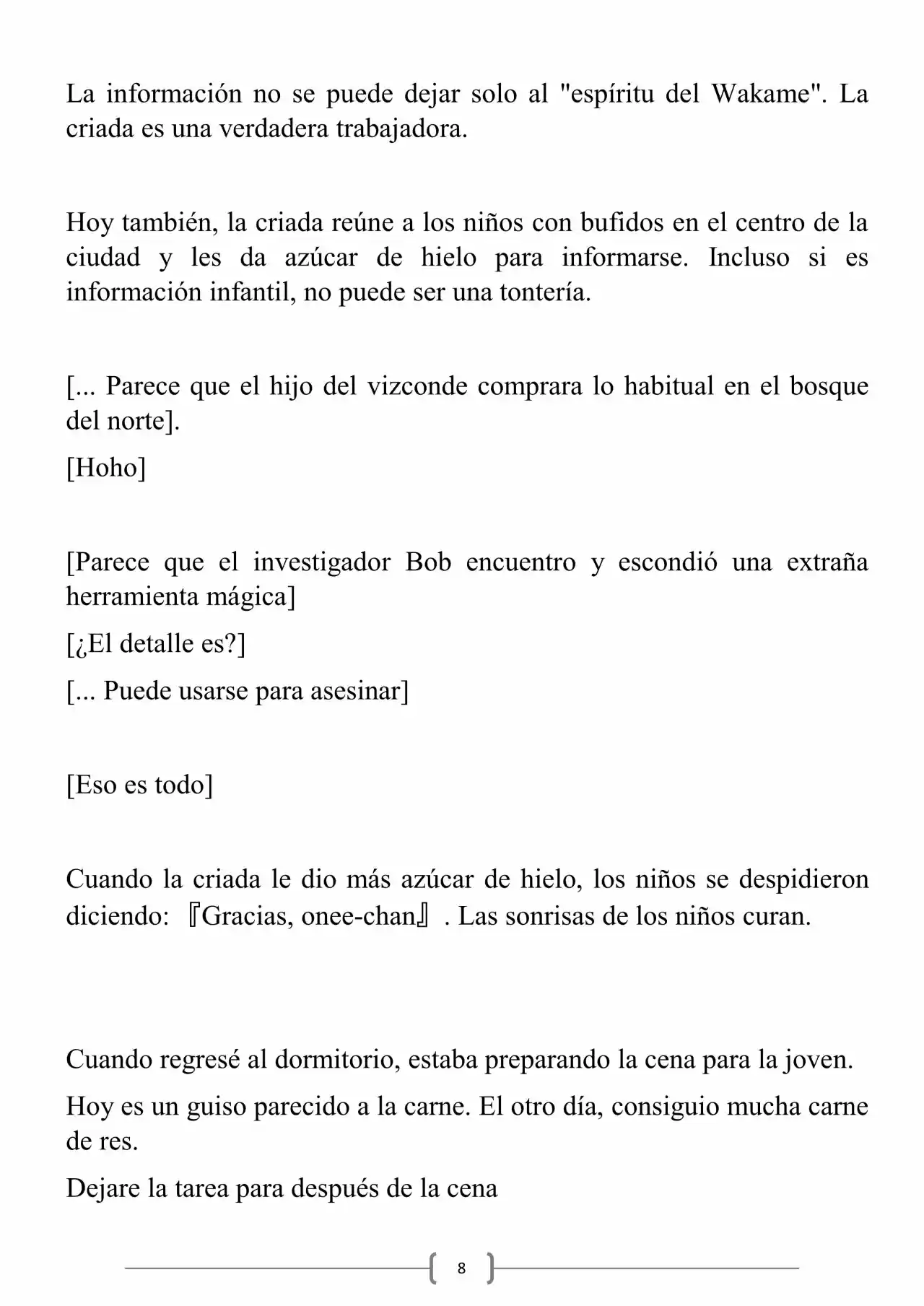 Miss Demon Maid (Novela) - Capítulo 18 - Página 9 - LectorTMOo