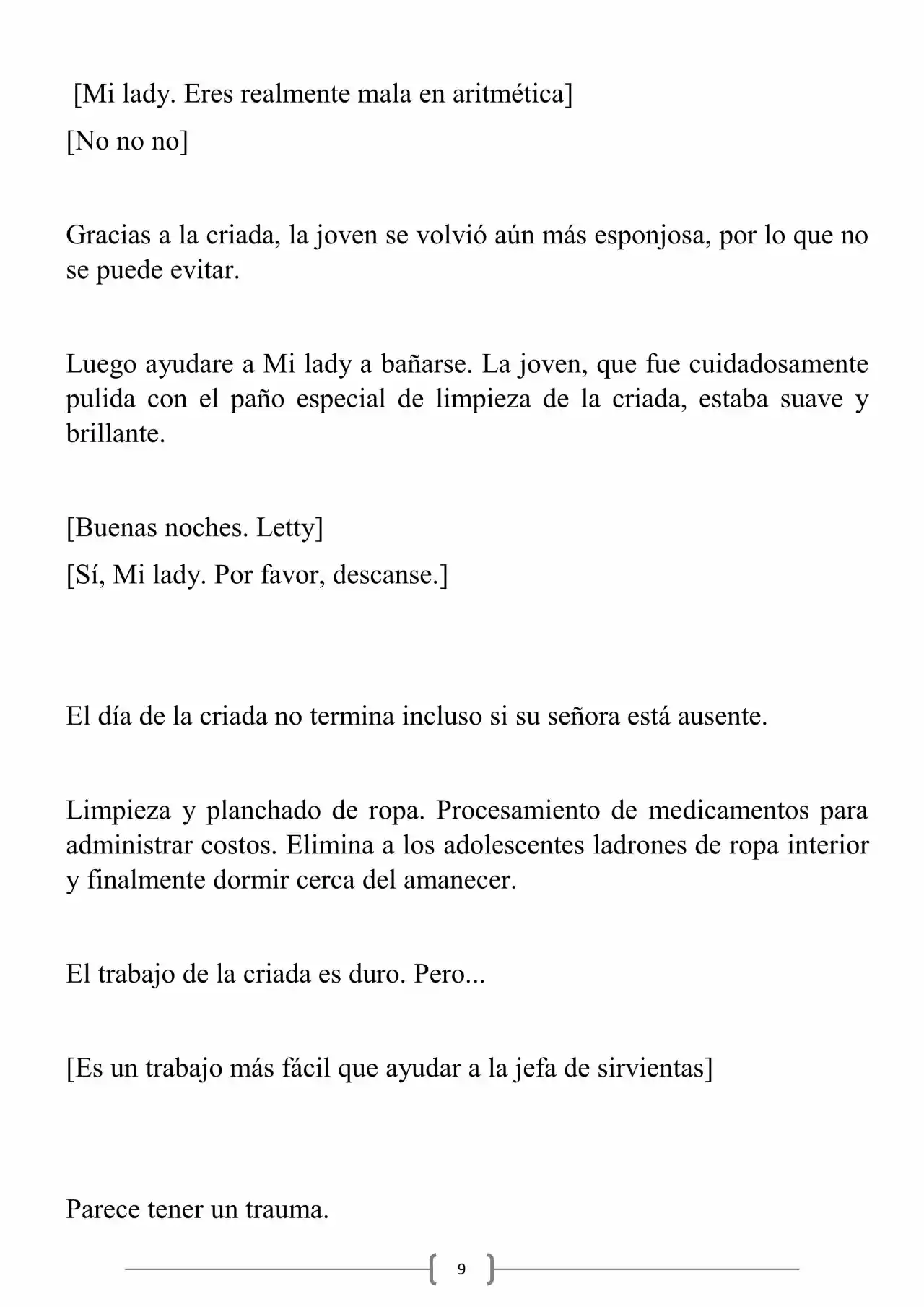 Miss Demon Maid (Novela) - Capítulo 18 - Página 10 - LectorTMOo