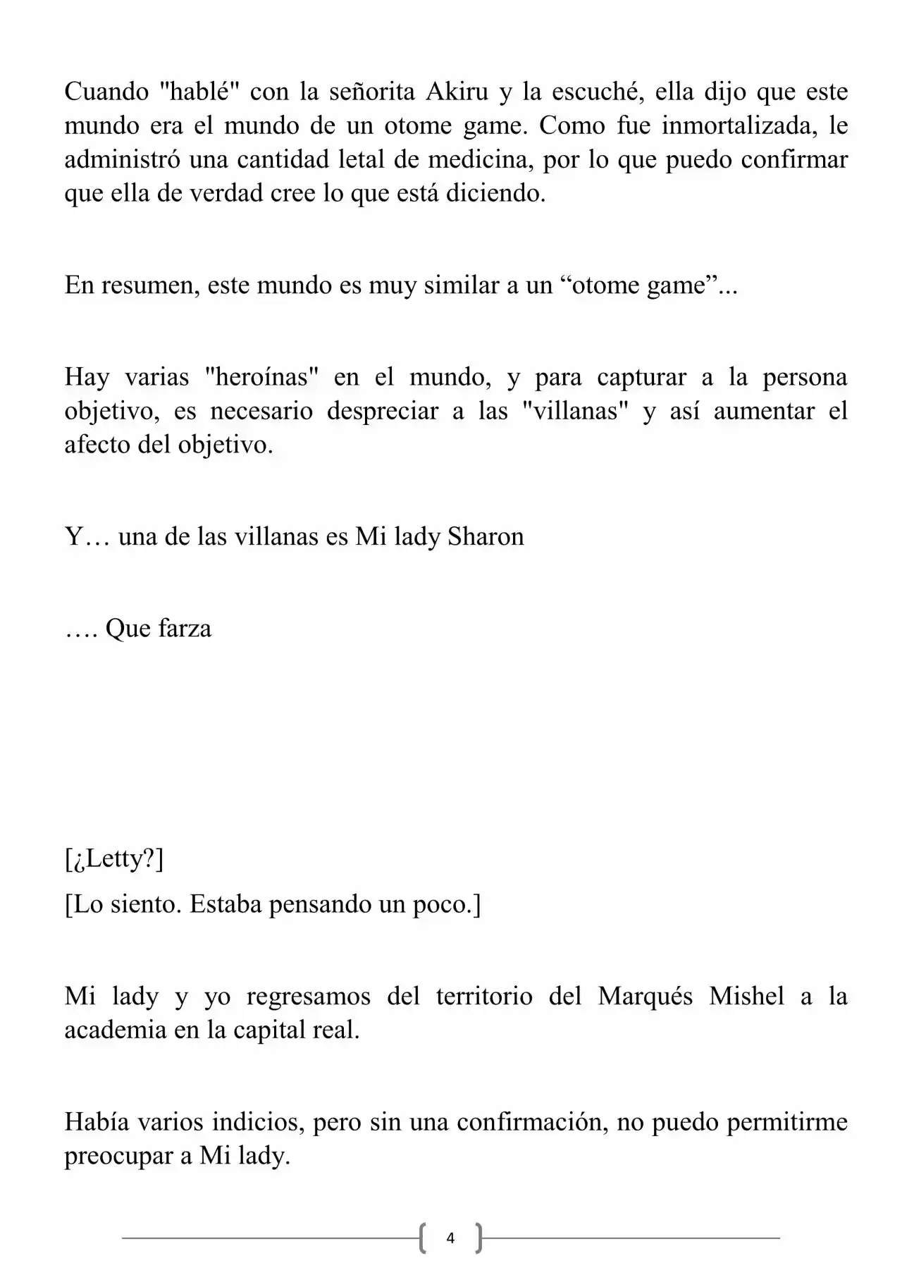 Miss Demon Maid (Novela) - Capítulo 19 - Página 5 - LectorTMOo