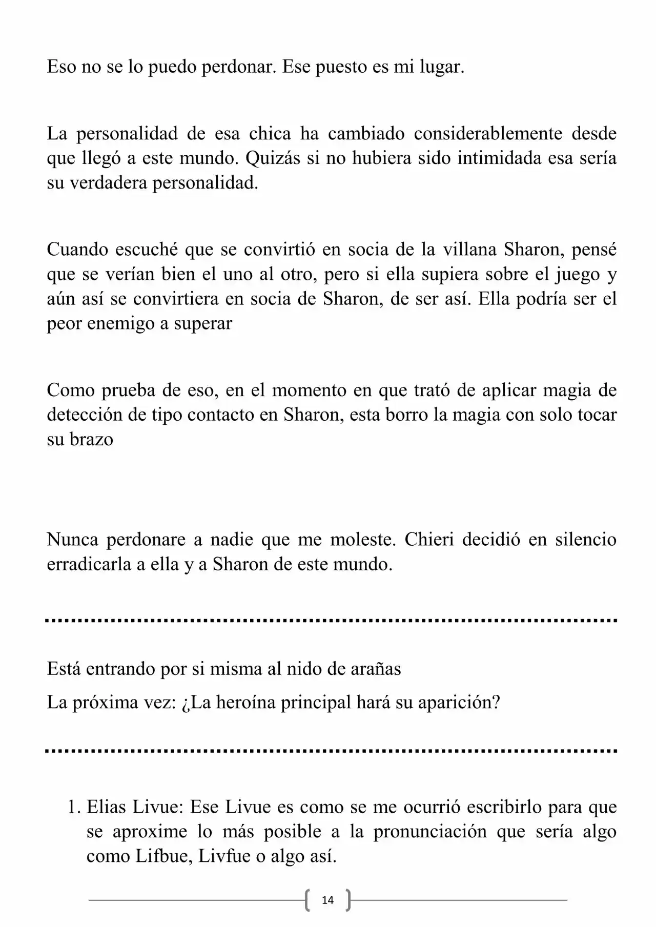 Miss Demon Maid (Novela) - Capítulo 20 - Página 15 - LectorTMOo