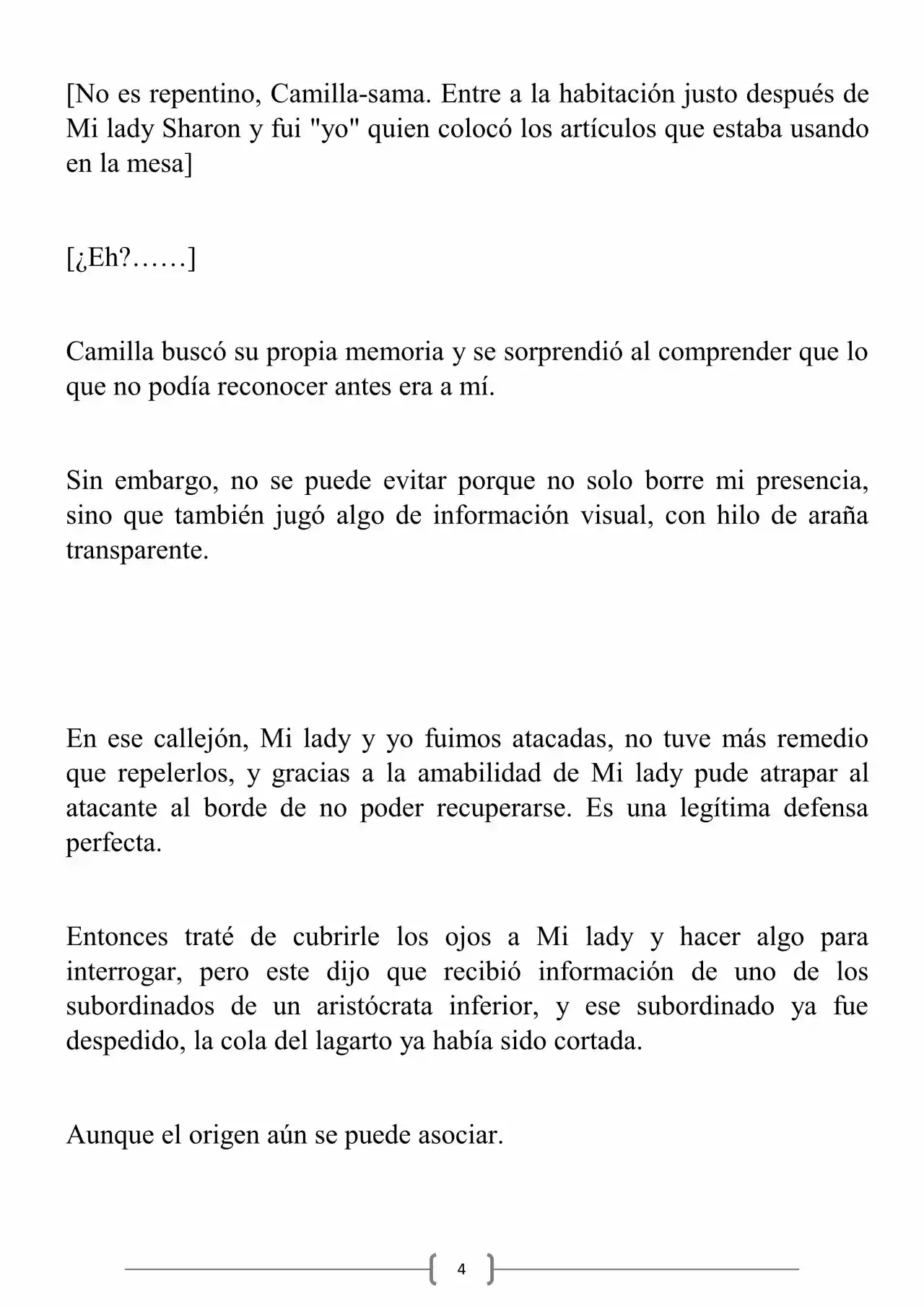 Miss Demon Maid (Novela) - Capítulo 22 - Página 5 - LectorTMOo
