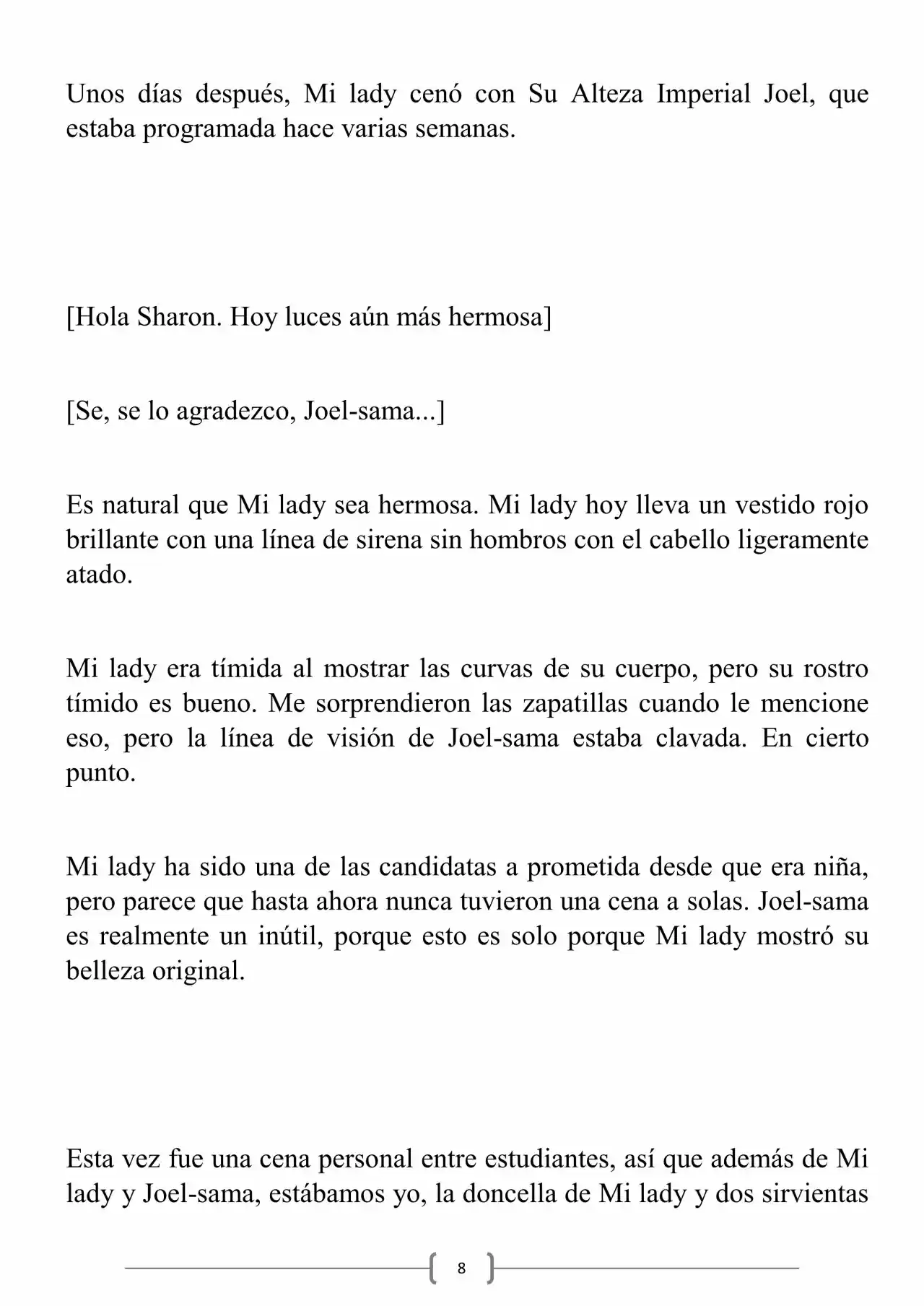 Miss Demon Maid (Novela) - Capítulo 22 - Página 9 - LectorTMOo