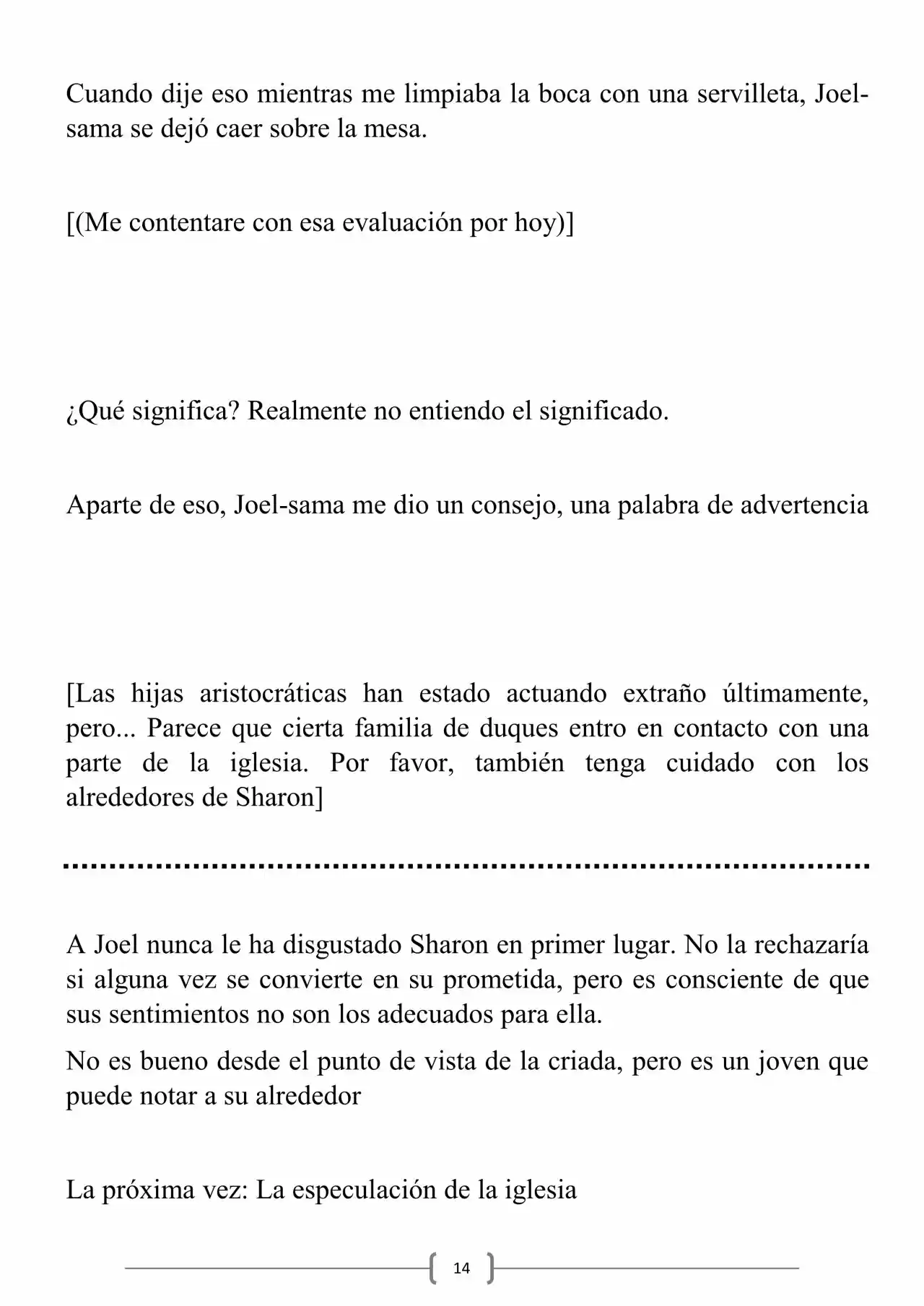 Miss Demon Maid (Novela) - Capítulo 22 - Página 15 - LectorTMOo