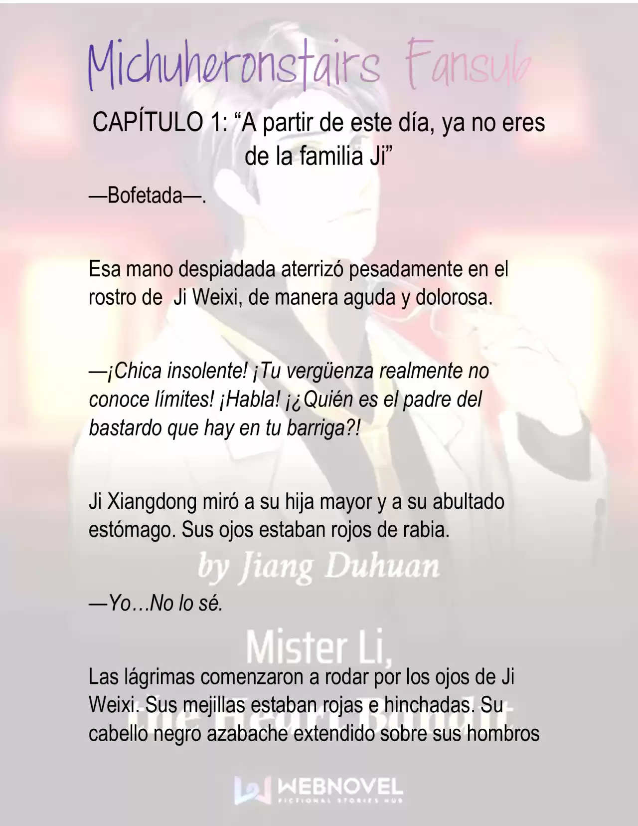Mister Li, The Heart Bandit (Novela) - Capítulo 1 - Página 2 - LectorTMOo