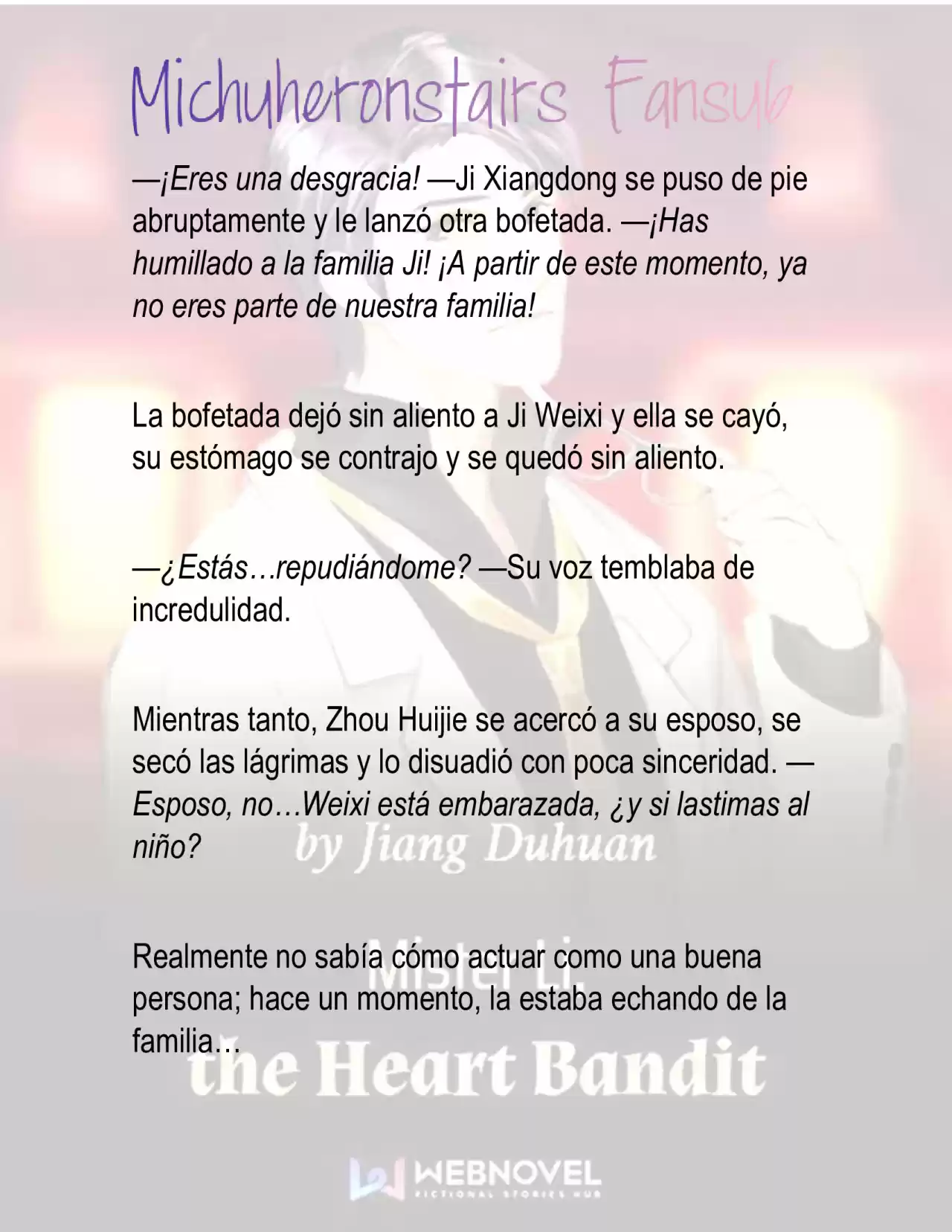 Mister Li, The Heart Bandit (Novela) - Capítulo 1 - Página 8 - LectorTMOo
