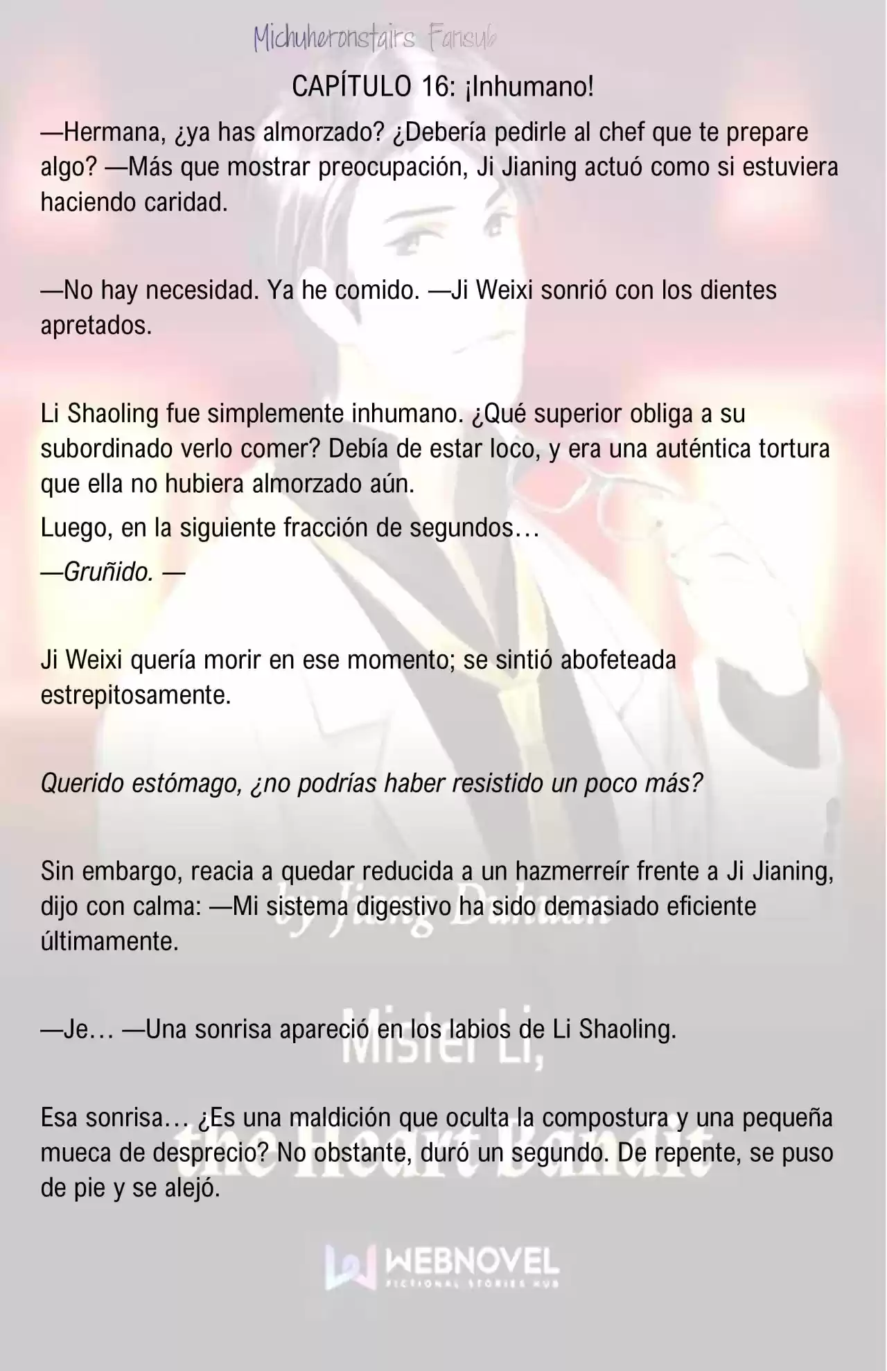 Mister Li, The Heart Bandit (Novela) - Capítulo 16 - Página 1 - LectorTMOo