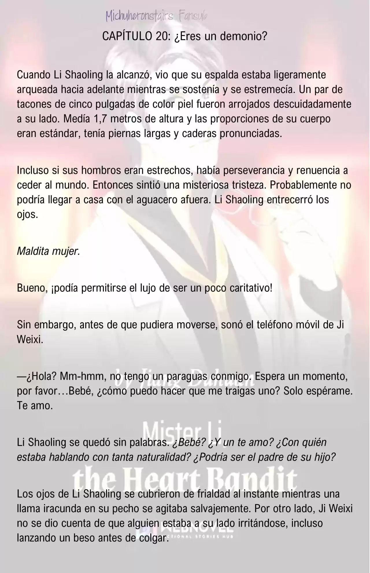 Mister Li, The Heart Bandit (Novela) - Capítulo 20 - Página 1 - LectorTMOo