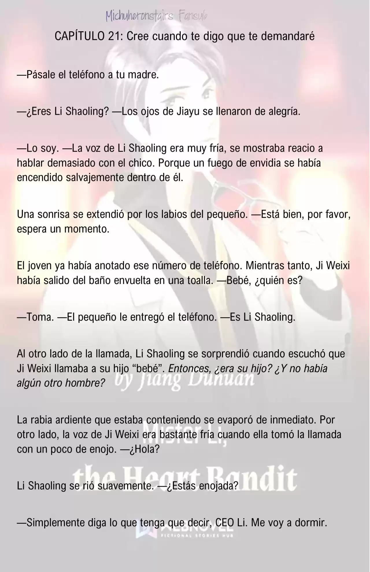Mister Li, The Heart Bandit (Novela) - Capítulo 21 - Página 1 - LectorTMOo