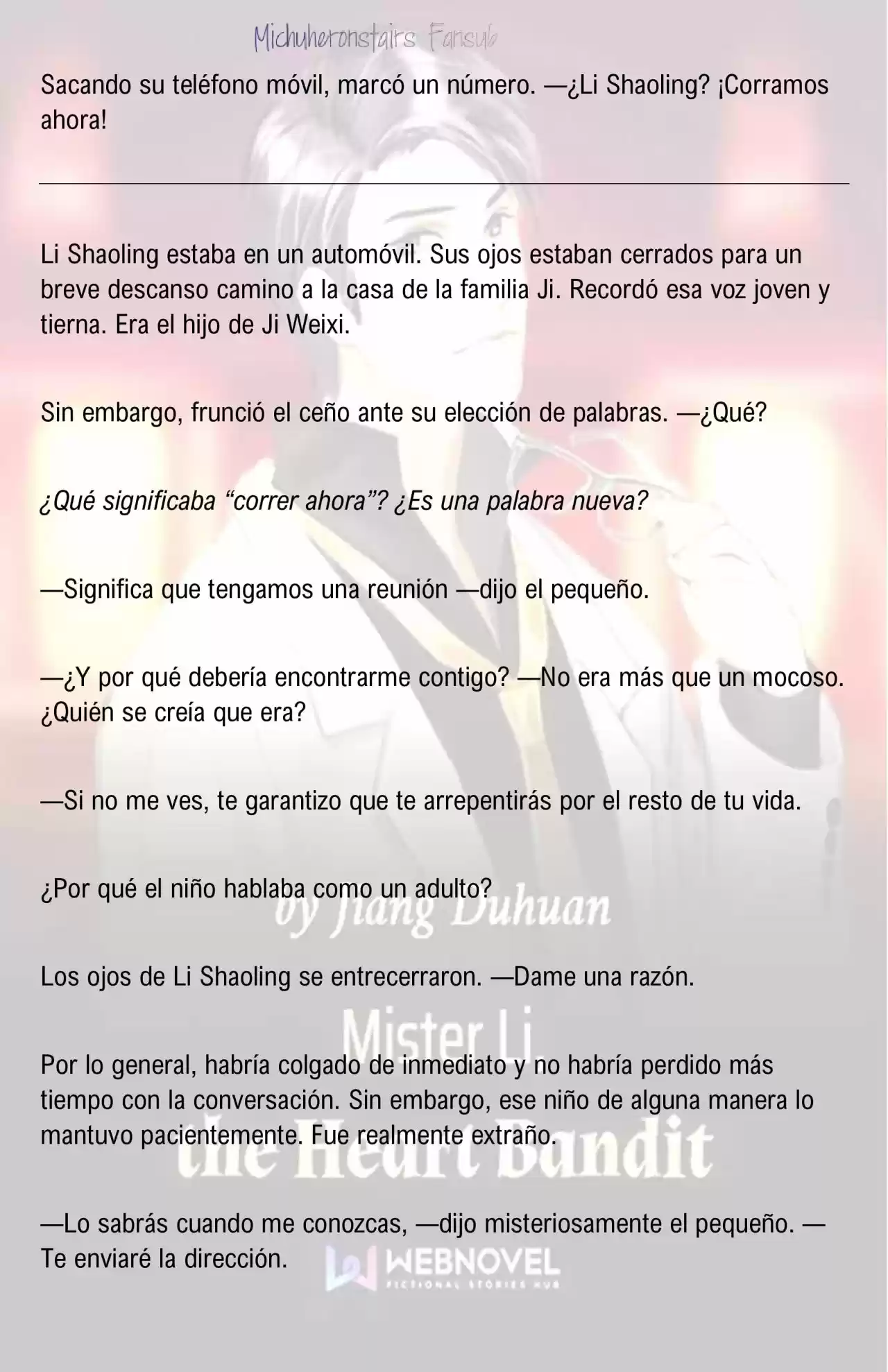 Mister Li, The Heart Bandit (Novela) - Capítulo 22 - Página 4 - LectorTMOo