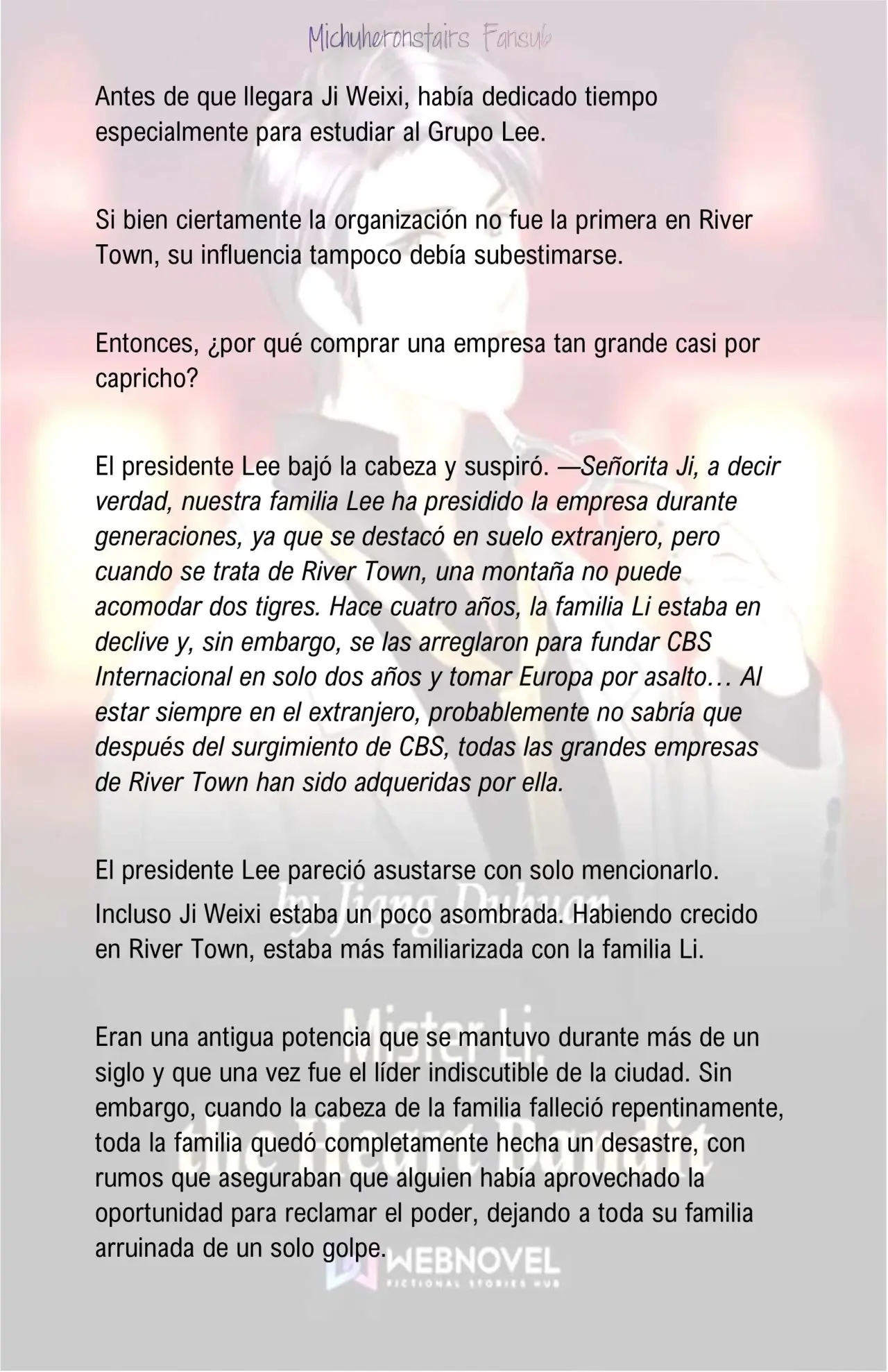 Mister Li, The Heart Bandit (Novela) - Capítulo 3 - Página 6 - LectorTMOo
