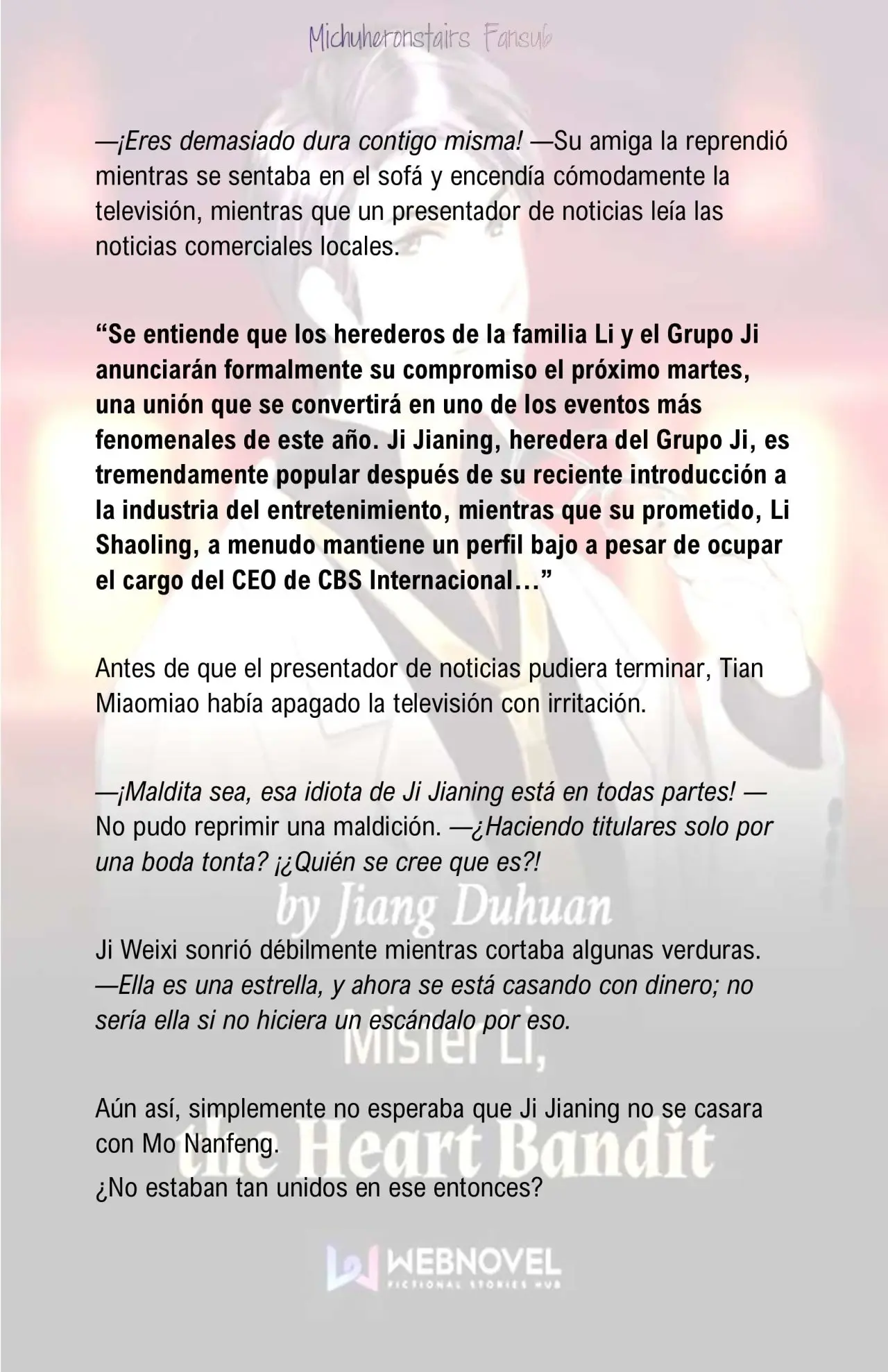 Mister Li, The Heart Bandit (Novela) - Capítulo 5 - Página 3 - LectorTMOo